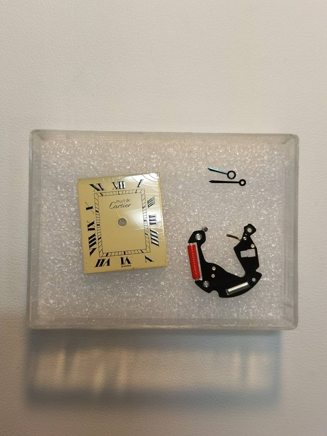 カルティエ マストタンク LM 590005 クォーツ Cal.690 SV925 革 純正尾錠(GP) アイボリーローマン文字盤 オーバーホール済み 新品仕上げ済み