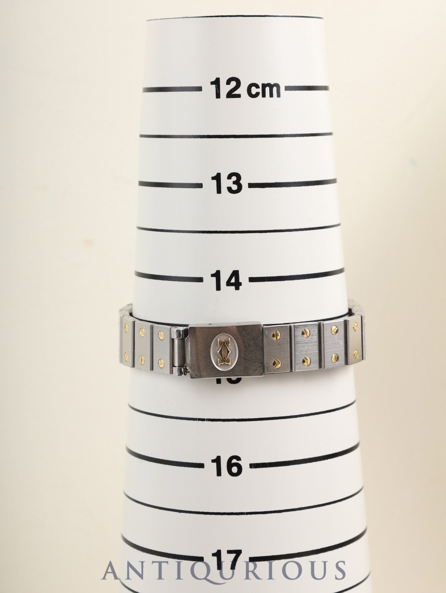 Cartier Santos Vendome SM 84038288 / 8191 Quartz Cal.81 SS/YG SS/YG White Roman Dial (SWISS marking) Overhauled
