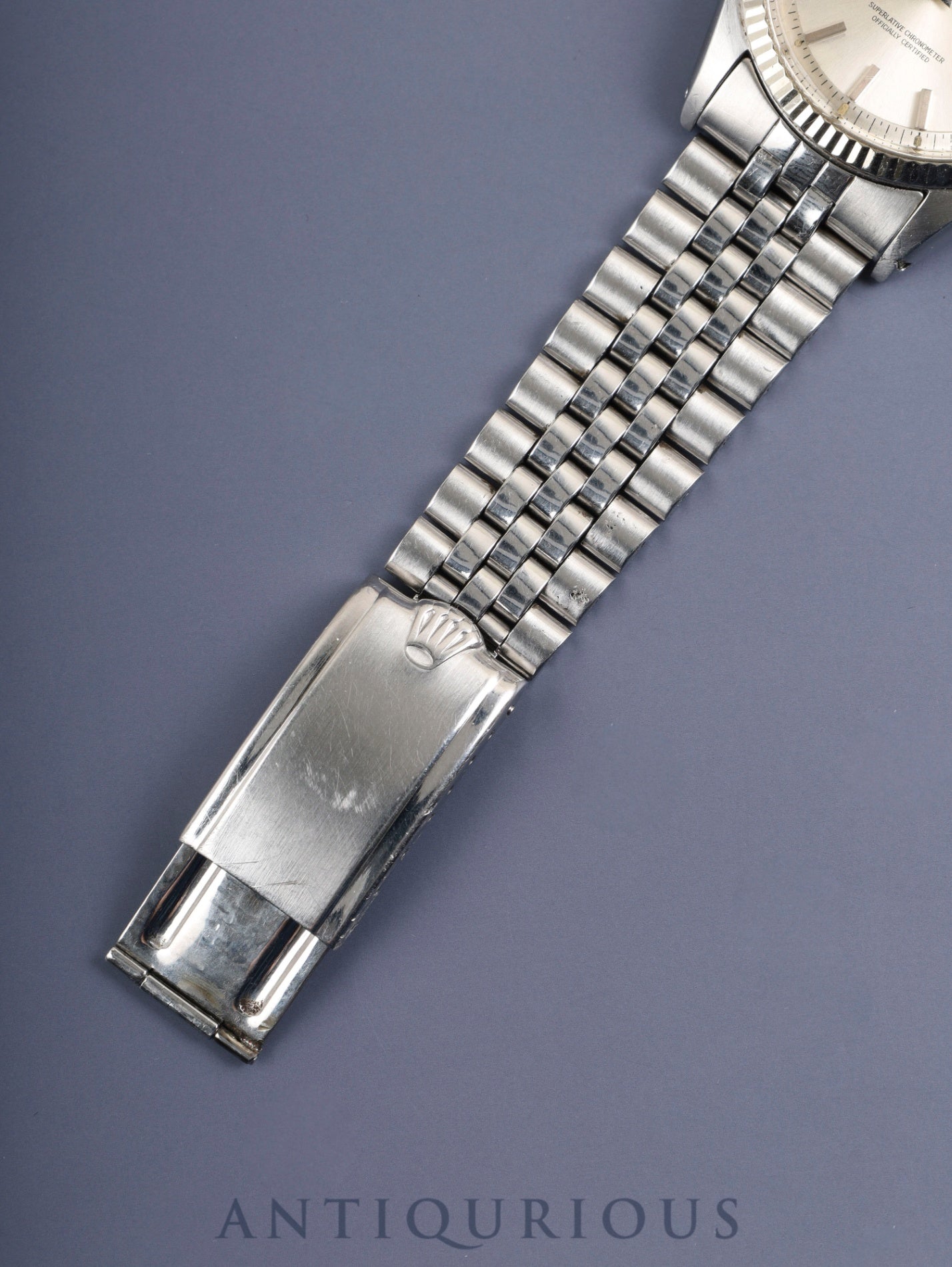 ロレックス デイトジャスト 1601 自動巻き Cal.1560 SS/WG SS シルバー文字盤 95番(1963年)オーバーホール済み