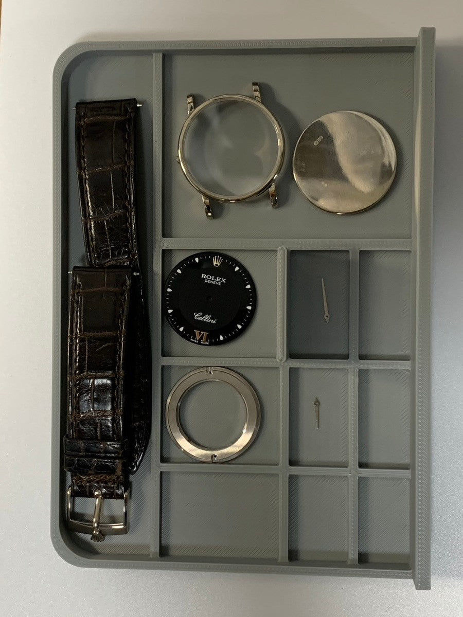 ロレックス チェリーニ 5115 手巻き Cal.1602 750 革 純正尾錠(750) ブラック文字盤 A番(1998年~1999年) オーバーホール済み