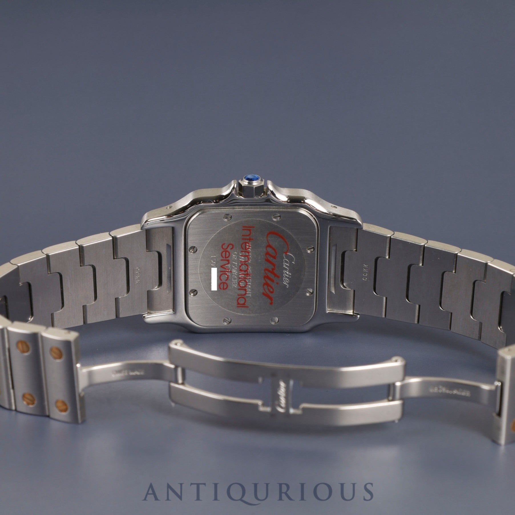 カルティエ サントス ガルベ LM W20011C4/1566 クォーツ Cal.687 SS/YG SS/YG アイボリー文字盤 箱 冊子 保証書(2006年)オーバーホール済み