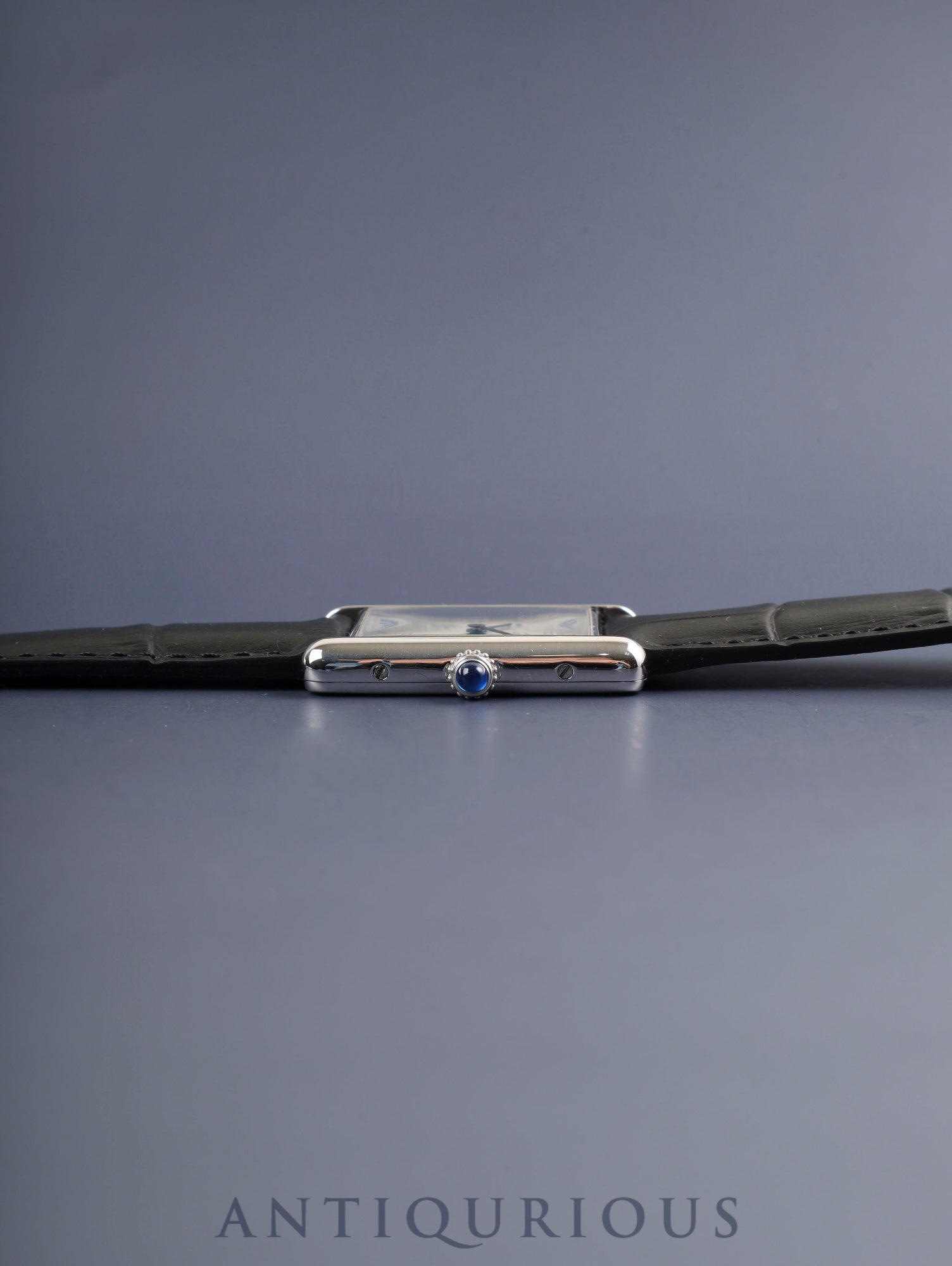 カルティエ マストタンク LM 6900006 / W1001465 クォーツ Cal.690 SV925 革 純正Dバックル(SS) ホワイトローマン文字盤 箱 冊子 保証書(1995年) オーバーホール済み 新品仕上げ済み