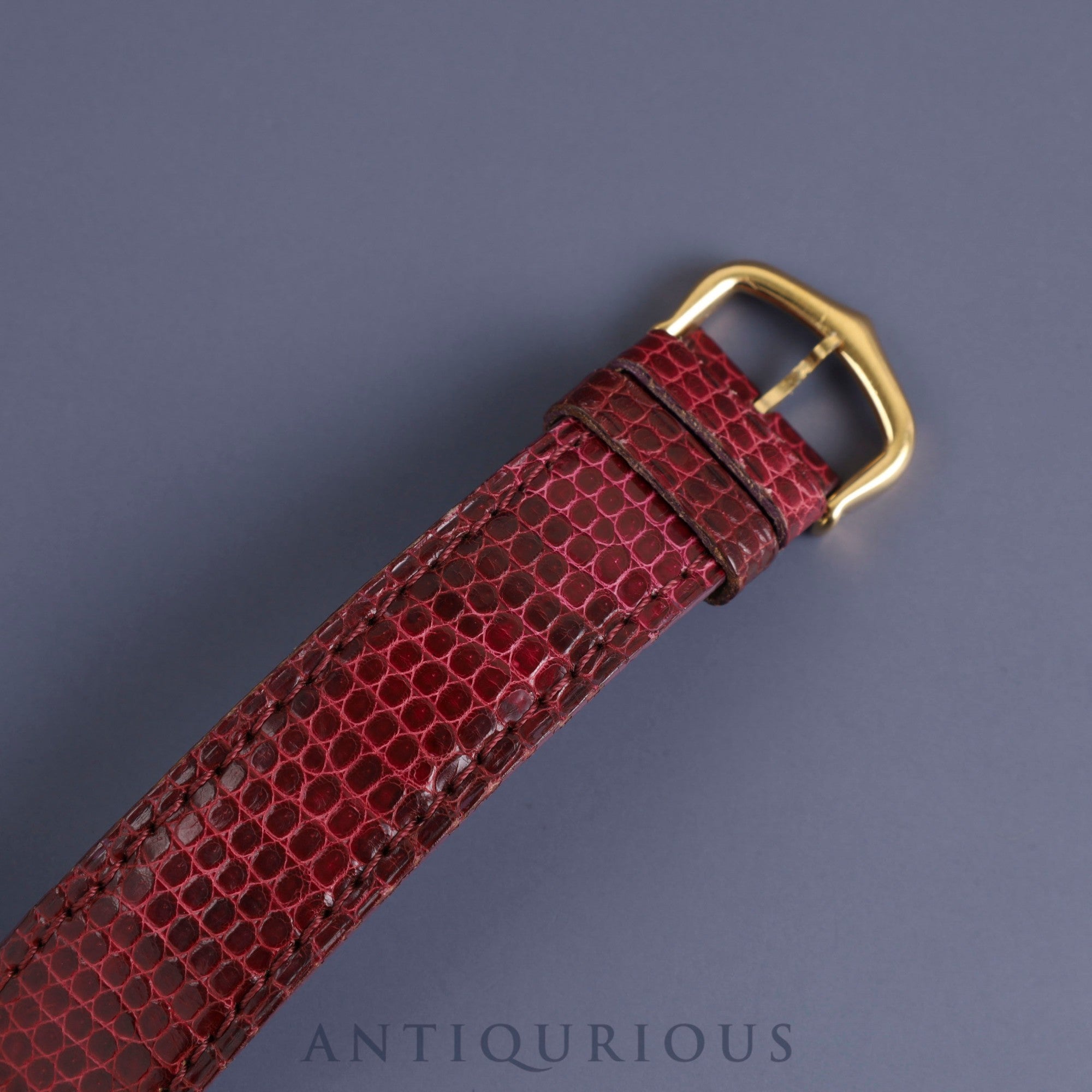 カルティエ マストタンク LM 681006 クォーツ Cal.81 SV925 純正革ベルト 純正尾錠(GP) ボルドー文字盤 箱 冊子 オーバーホール済み