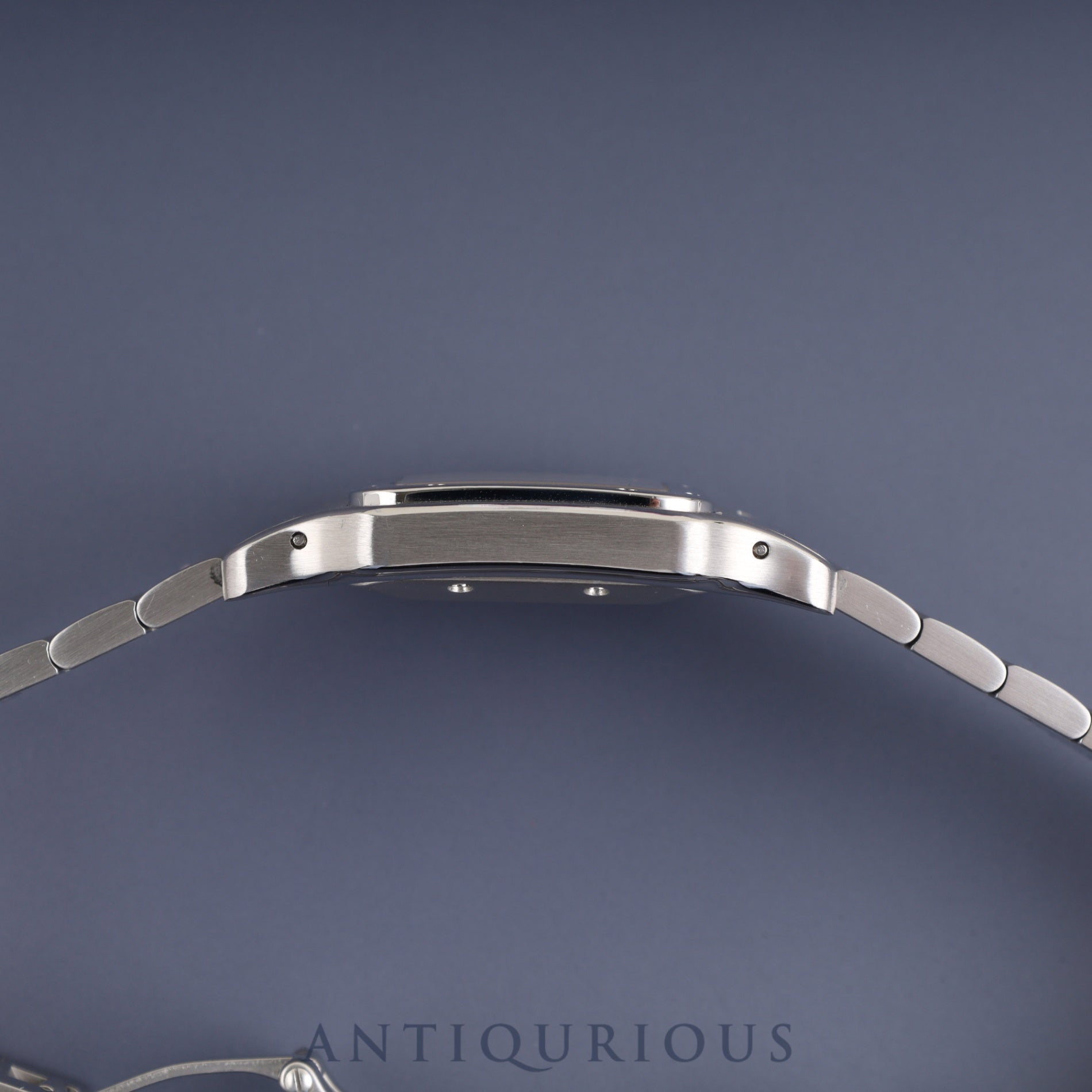 カルティエ サントス ガルベ LM W20055D6 / 2319 自動巻き SS SS シルバーギョーシェ文字盤 カルティエブティックにてコンプリートサービス(フルメンテナンス)済み