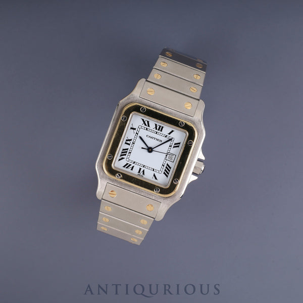 カルティエ サントス ガルベ LM 81036283 / 1172961 自動巻き Cal.2671 SS/YG SS/YG ホワイトローマン文字盤 オーバーホール済み