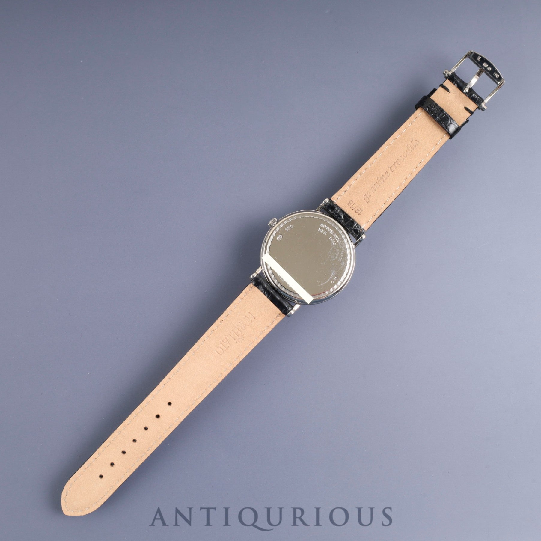 ブレゲ クラシック ツインバレル 5930BB /12/986 自動巻き Cal.517/1 750 革 純正尾錠(750)シルバーローマン文字盤 箱 冊子 保証書(2012年)オーバーホール済み