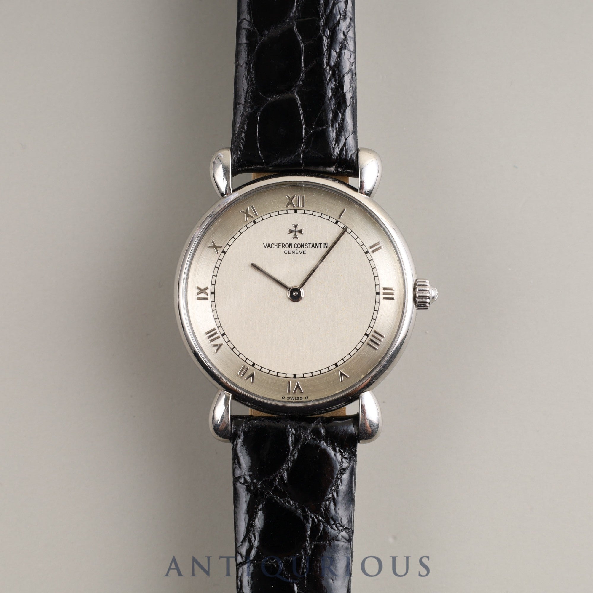 Vacheron Constantin Historical 33084/000P-2 Manual winding Cal.1003/2 Pt950 Leather Genuine buckle (Pt950) Silver dial Warranty card (1992)