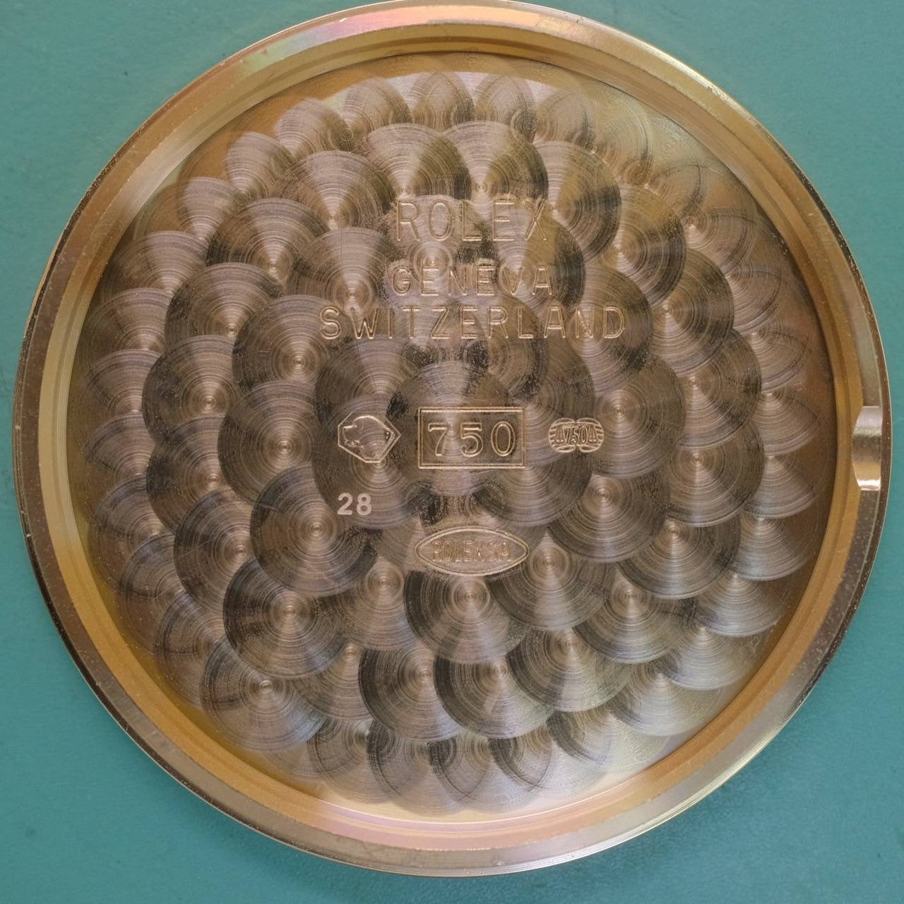 ロレックス チェリーニ 5115/8 手巻き Cal.1602 750YG 純正革ベルト 純正尾錠(750)アイボリー彫コンピューターローマ文字盤 箱 保証書(2015年)