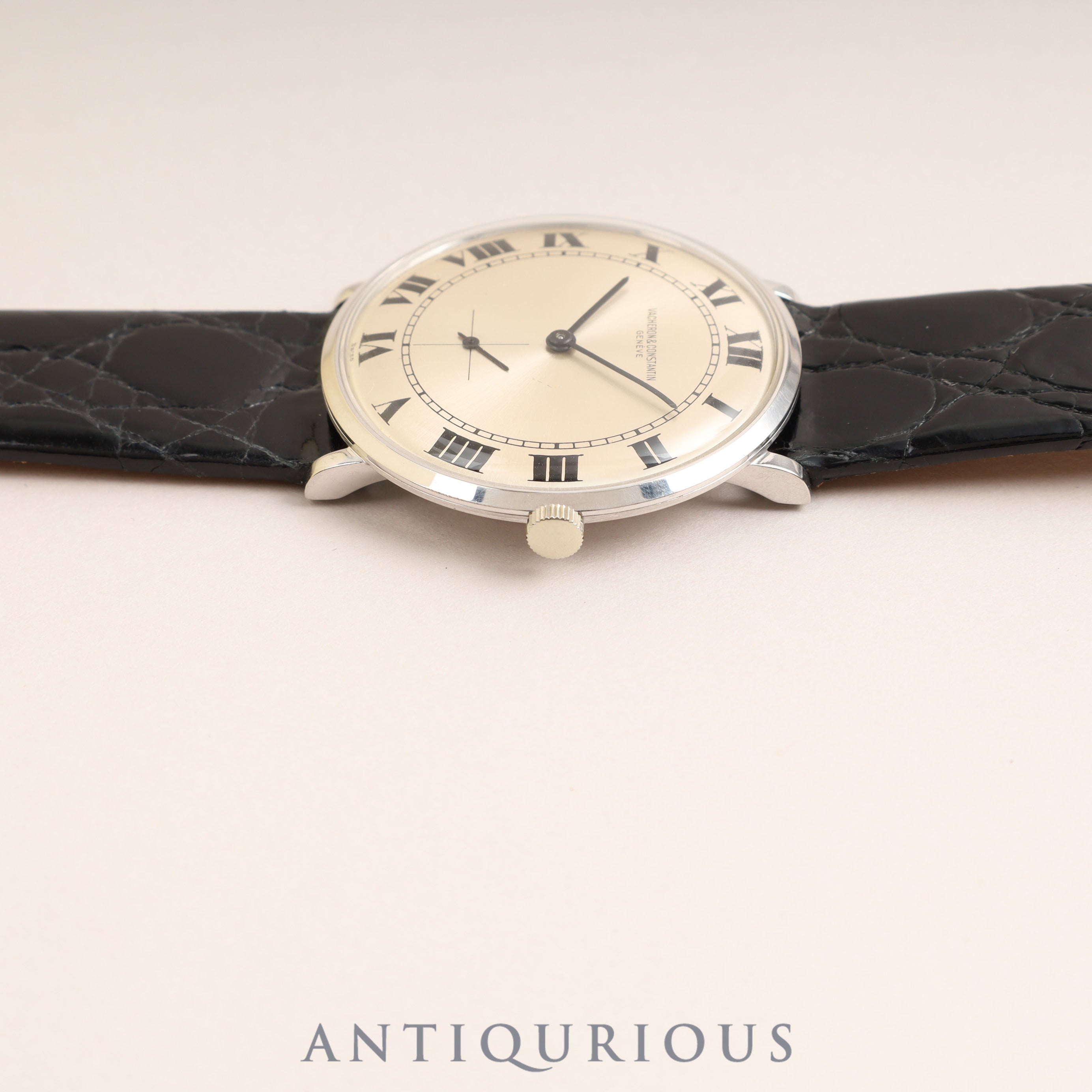 Vacheron Constantin Small Second 6319 Manual Winding Cal.K1001/1 WG Leather Silver Dial