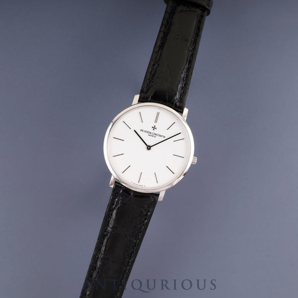 Vacheron Constantin Essential 31160 / 000G Manual Winding Cal.1132.2 750 Leather Genuine Buckle (750) White Dial Box Case Booklet Warranty (2002) Overhauled