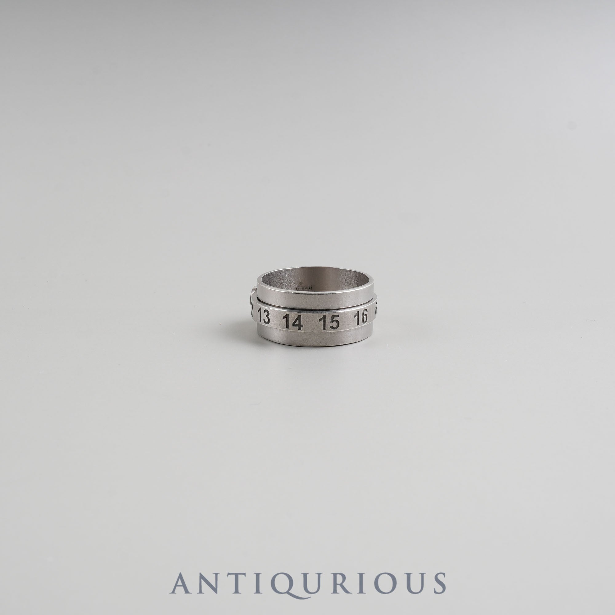 メゾンマルジェラ リング ロータリングナンバー 23.5号 スターリングシルバー