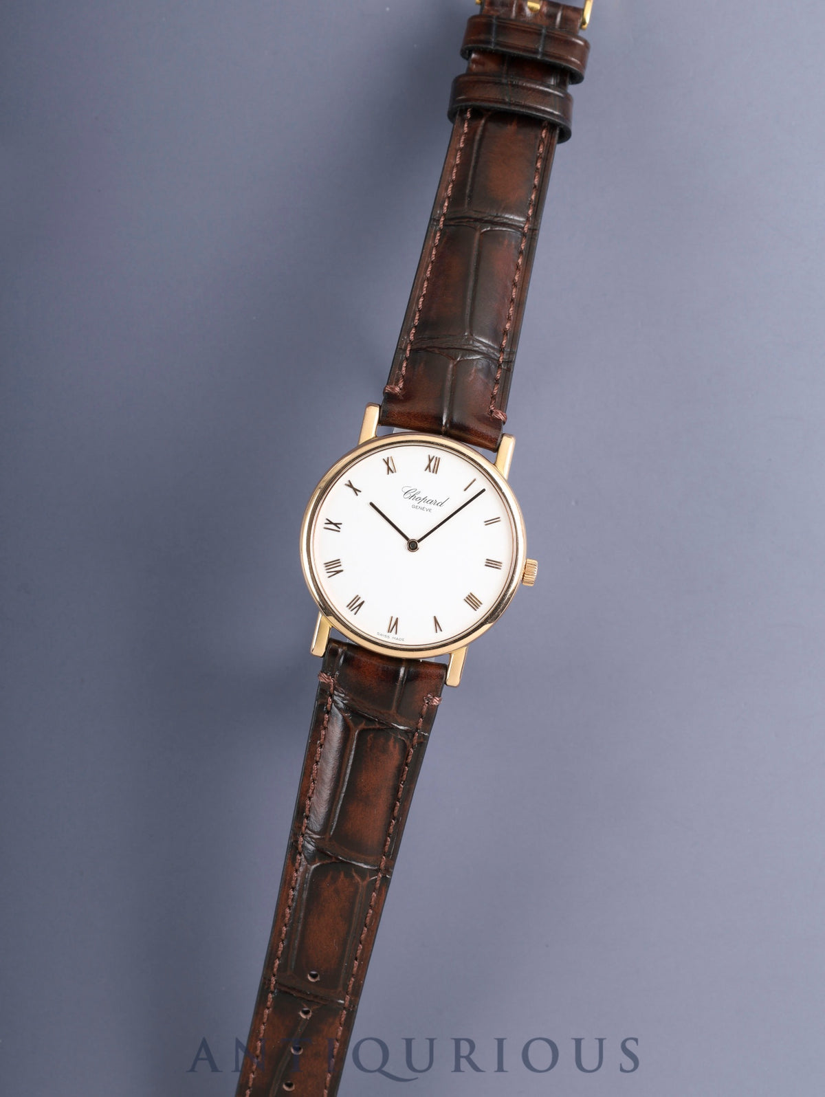 Chopard Classic 163154-5001 Manual Winding Cal.7001 (ETA) 750PG Leather Original Pin Buckle (GP) White Roman Dial Certificate (undated) Overhauled