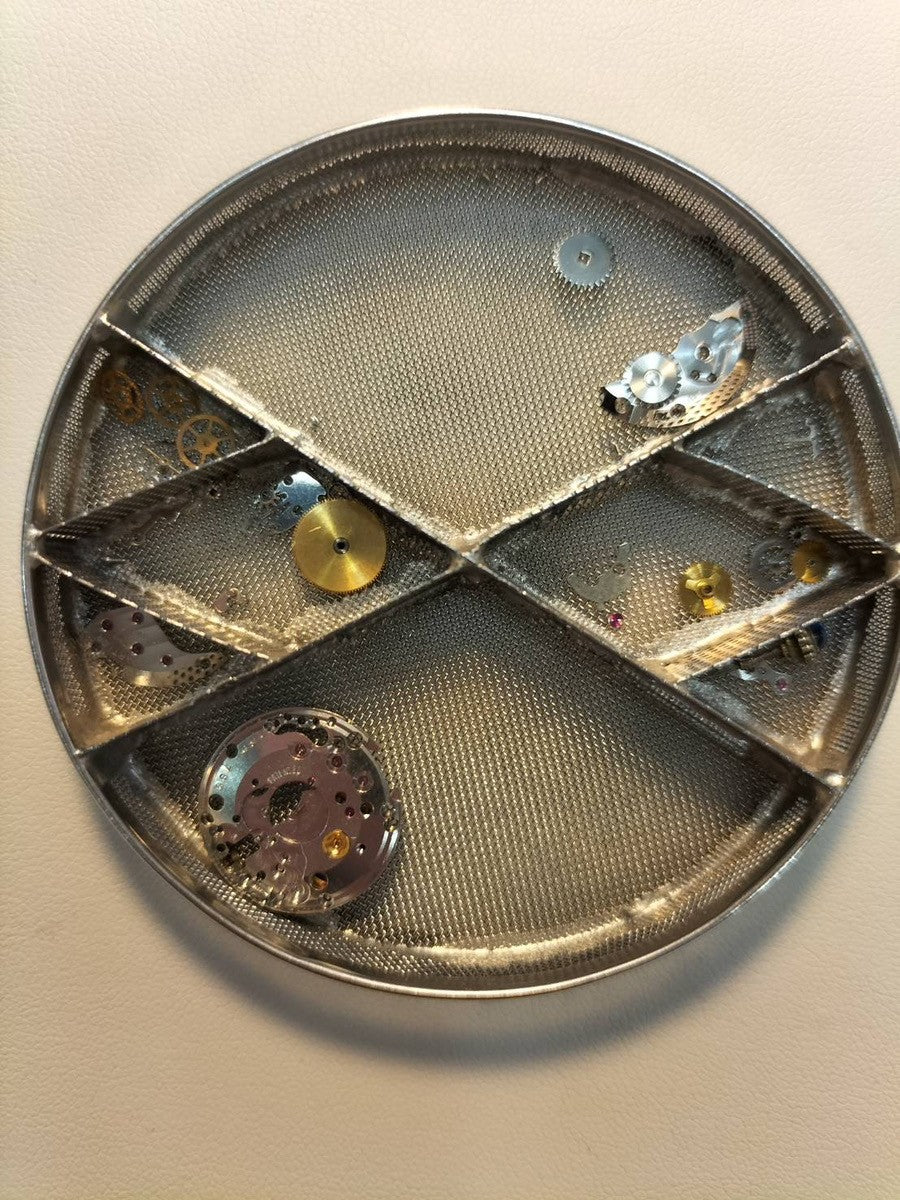 カルティエ マストタンク LM 手巻き Cal.78-1 SV925 革 純正尾錠(GP)ラピスラズリ文字盤 1976年頃~1981年頃 オーバーホール済み