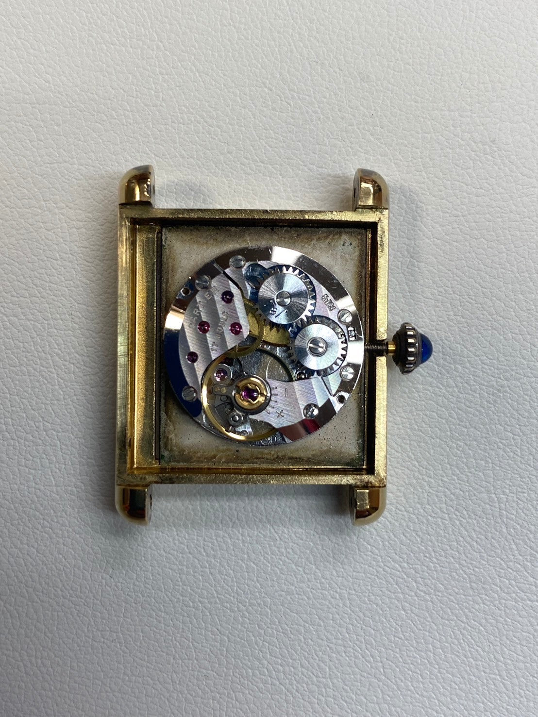 カルティエ マストタンク LM 手巻き Cal.78-1 SV925 純正革ベルト 純正尾錠(GP)ブラックローマン文字盤 オーバーホール済み