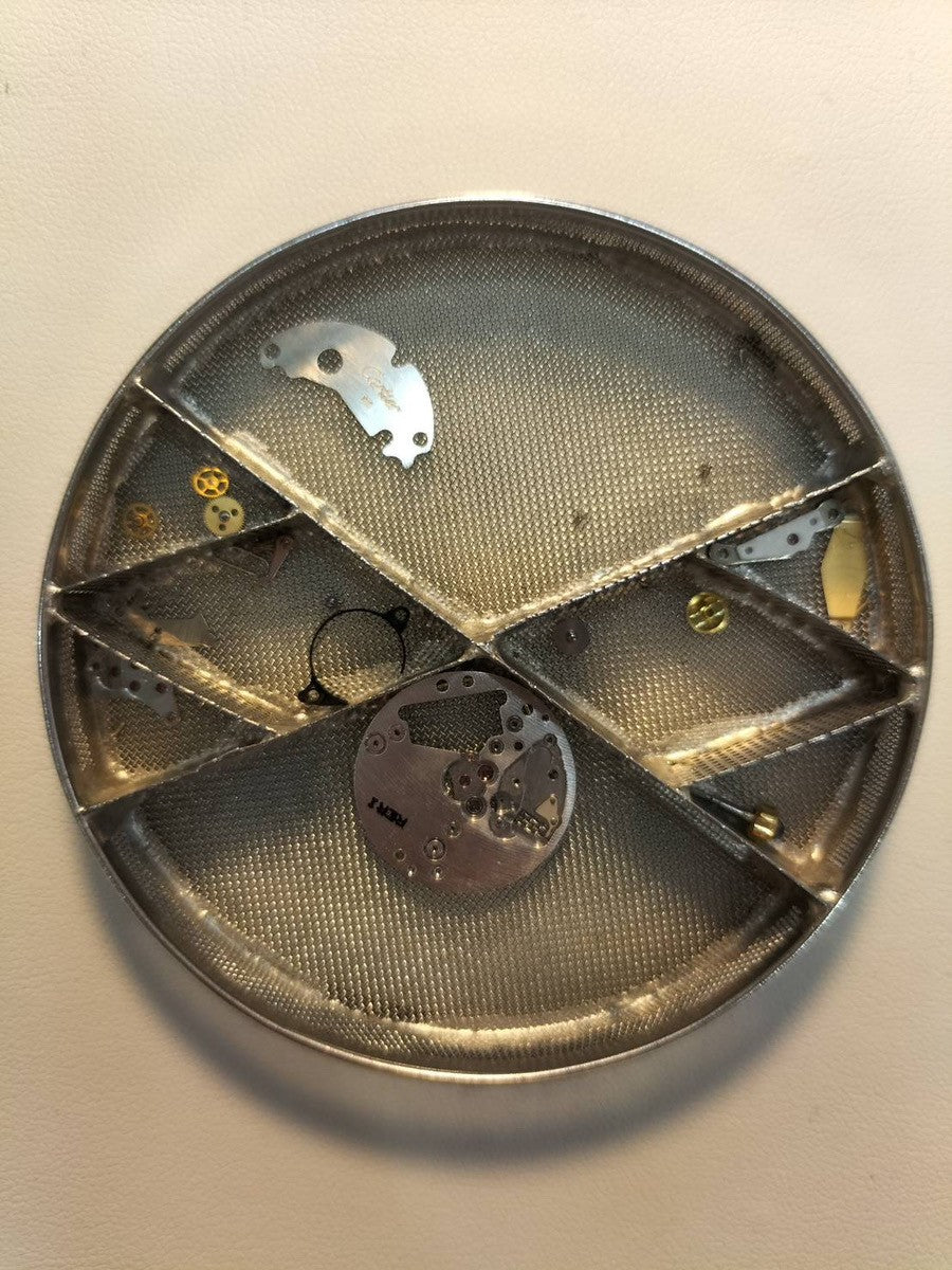 カルティエ マストタンク LM 6 81006 クォーツ Cal.81 SV925 革 純正尾錠(GP) グレー飛びローマン文字盤 オーバーホール済み