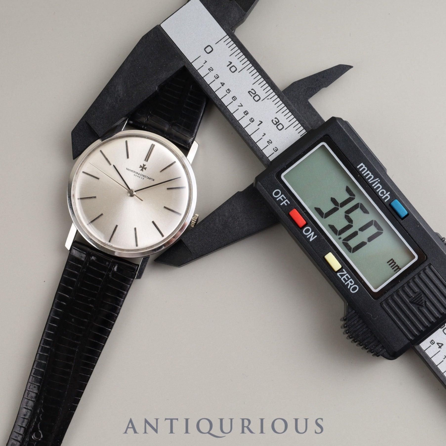 ヴァシュロン・コンスタンタン ラウンドケース 6563 手巻き Cal.1002/2 SS シルバー文字盤 35mm 箱