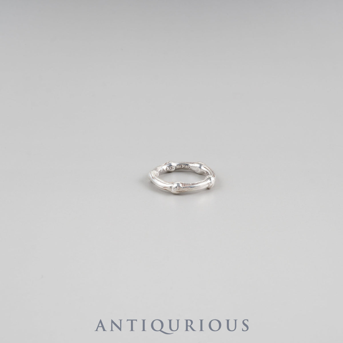 Tiffany Bamboo SV925 Ring, Approx. Size 16, 1996