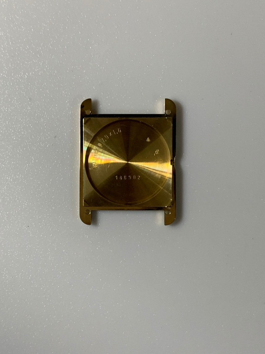 カルティエ マストタンク LM 1615 クォーツ Cal.690 SV925 革 純正尾Dバックル(GP)ホワイト飛びローマンCC文字盤(SWISS表記) オーバーホール済み