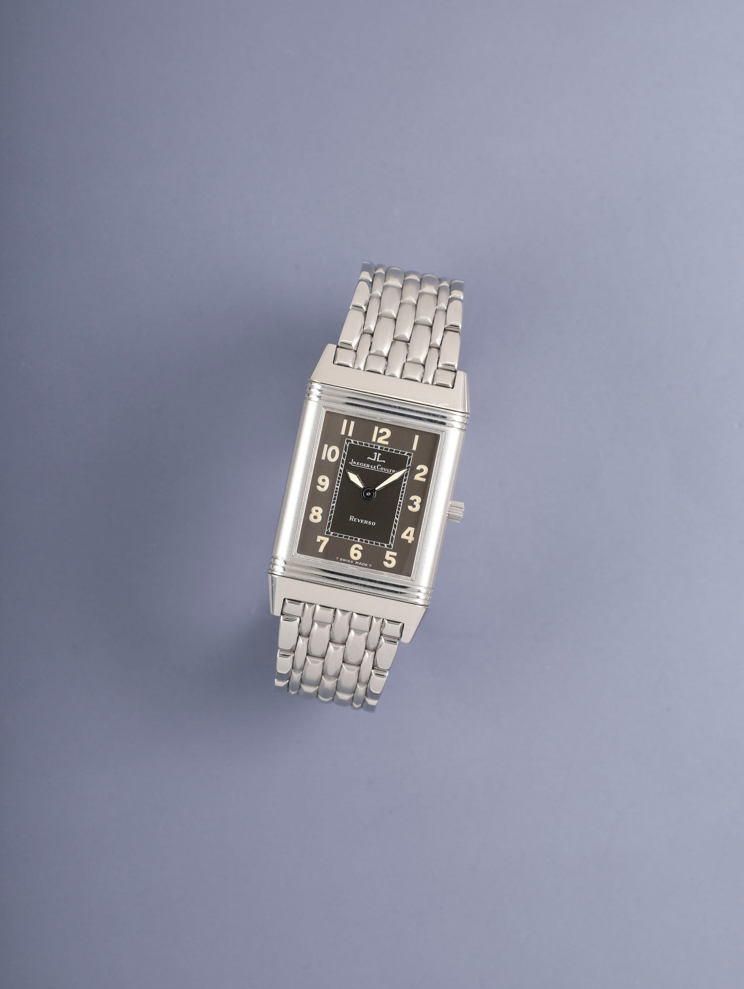 ジャガー・ルクルト レベルソ クラシック シャドウ 251.8.86 手巻き Cal.846-1 SS SS グレーアラビア文字盤(T SWISS MADE T表記) 23×38mm 1990年代前半〜後半 オーバーホール済み