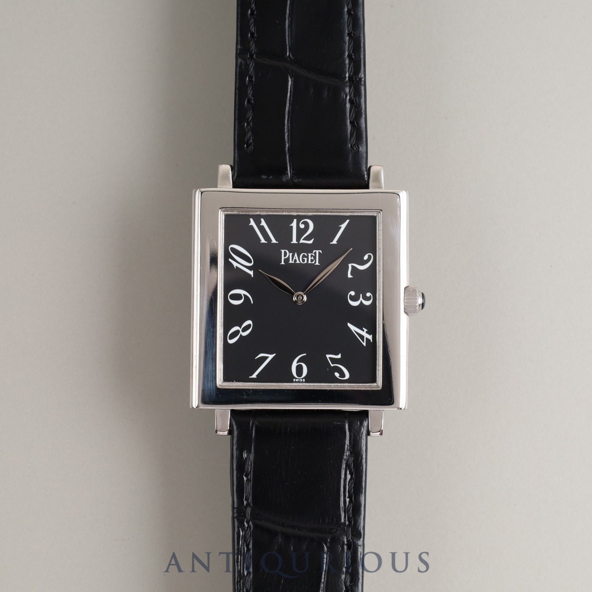 Piaget Altiplano 9930 Manual winding Cal.430P 750 Leather Genuine buckle (750) Black dial Overhauled
