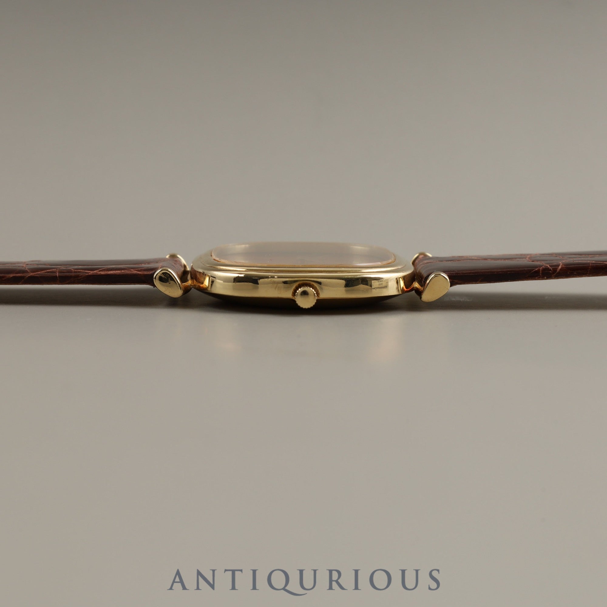 Jaeger-LeCoultre Cushion 9132 21 Manual Winding 750YG Case Tiger's Eye Dial Overhauled