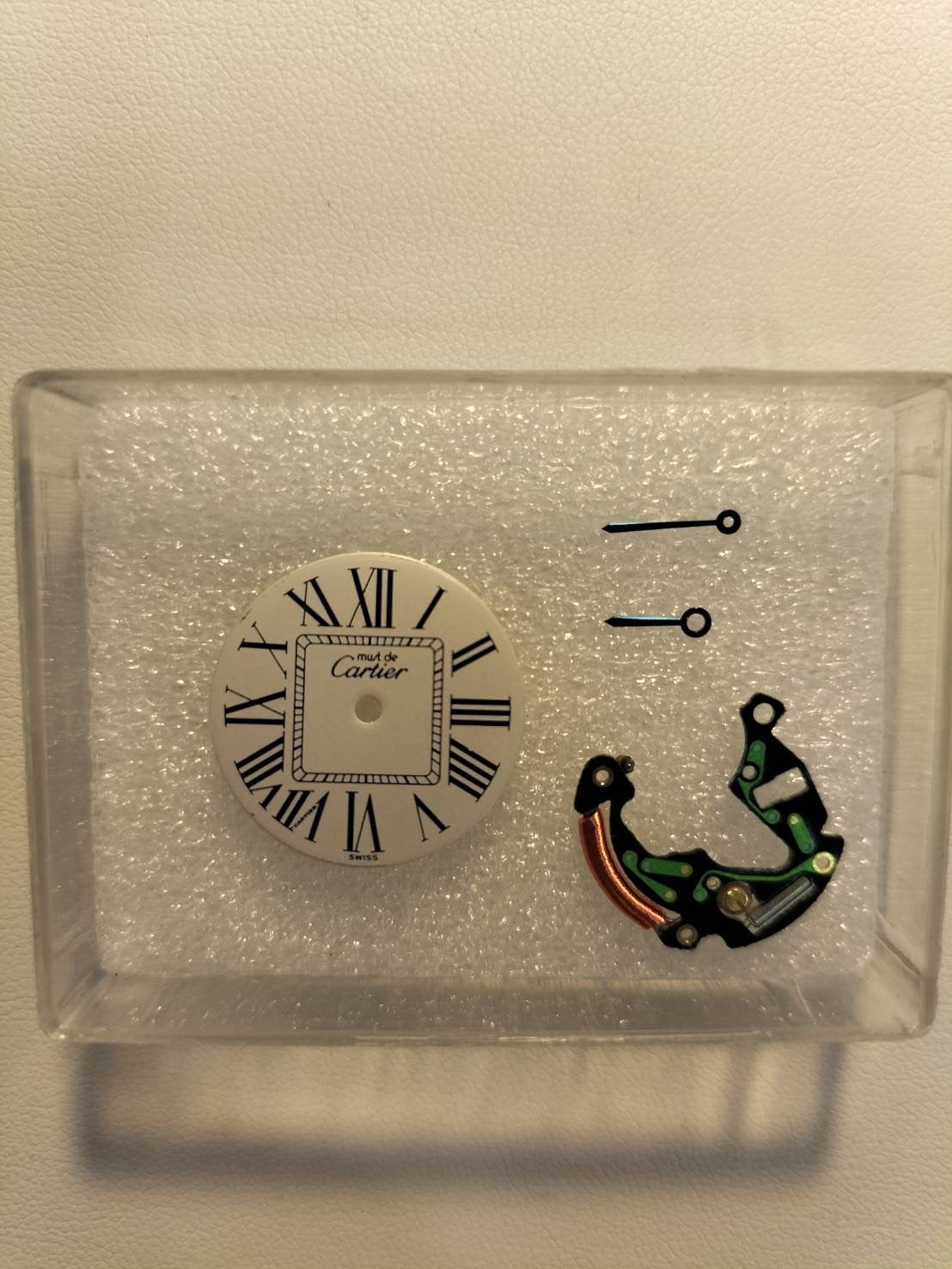 Cartier Must Vendome VLC SM W1007165 / 1850 Quartz Cal.90 SV925 Leather Genuine D-buckle (SS) Opalan dial Overhauled