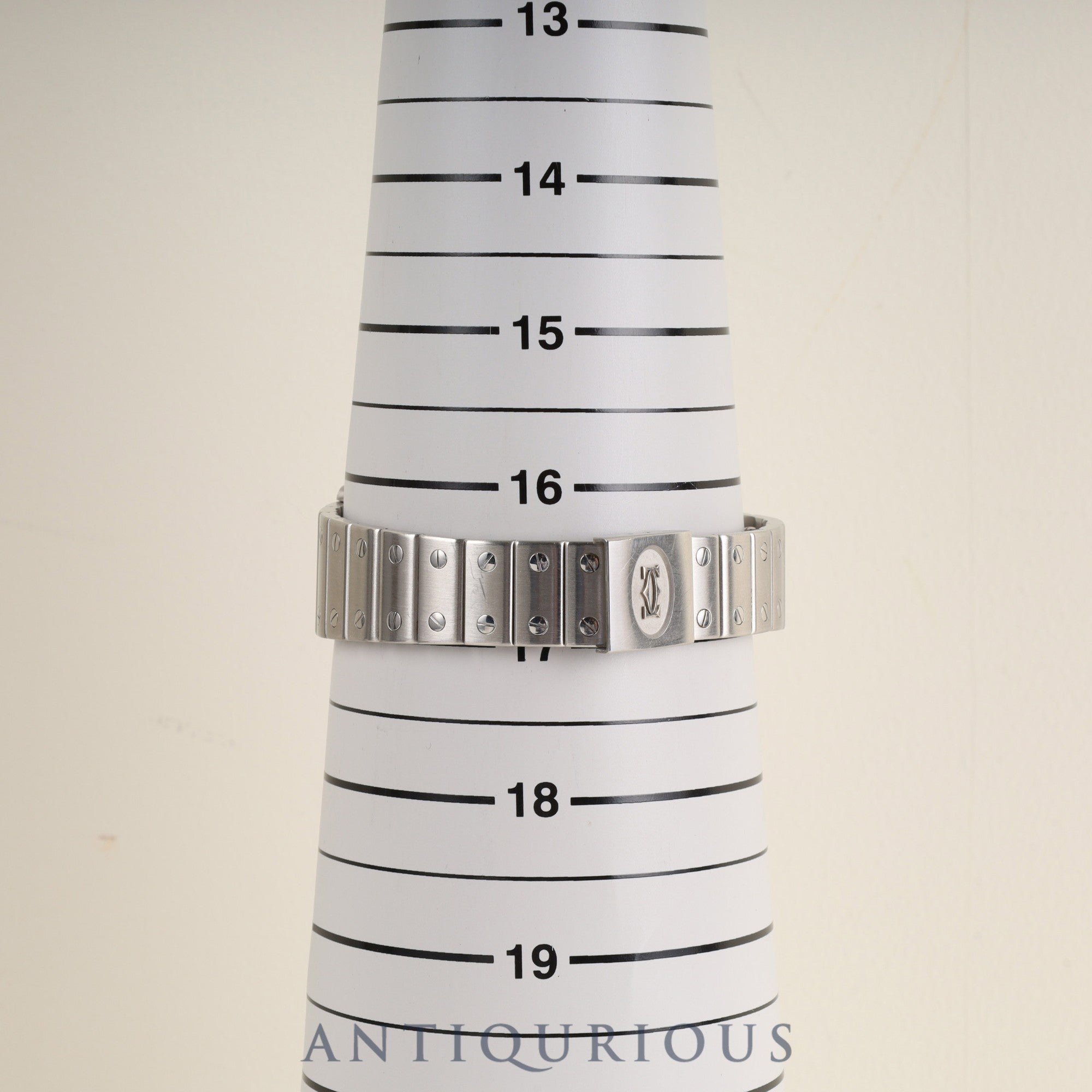 カルティエ サントス ガルベ LM W20018D6 / 987901 クォーツ Cal.87 SS SS ホワイトローマン文字盤 オーバーホール済み