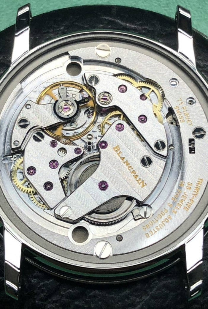 ブランパン ヴィルレウルトラスリム 0072-1127-55 自動巻き Cal.0072 SS 革 純正尾錠(SS)ホワイトローマン文字盤 オーバーホール済み