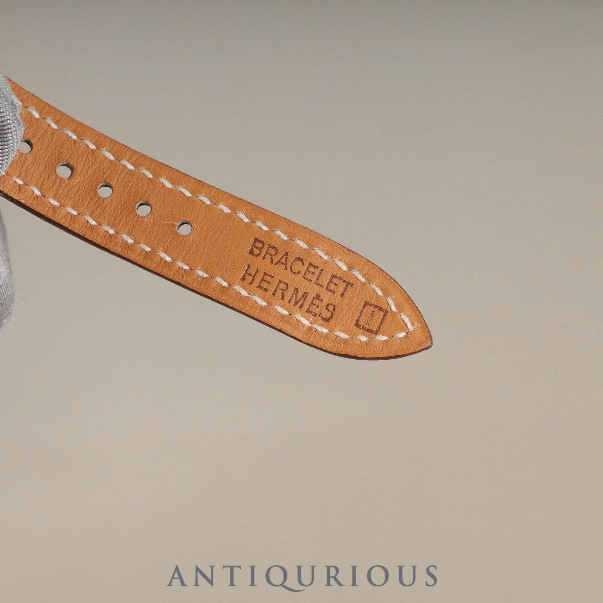 Hermès Cape Cod CC1.210 Quartz Caliber 976.001 Stainless Steel Watch with Genuine Leather Strap and Genuine Stainless Steel Buckle, Silver Dial, Box, Booklet, Warranty Card (2006) Overhauled