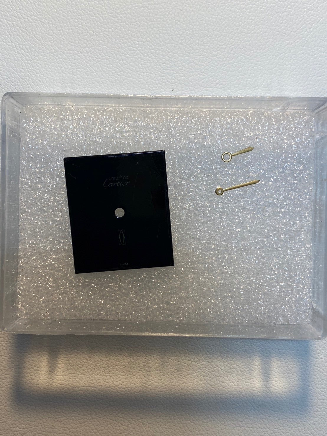 カルティエ マストタンク LM 手巻き Cal.78-1  SV925 革 純正Dバックル(GP)オニキス文字盤 オーバーホール済み 新品仕上げ済み