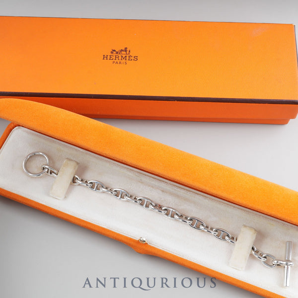 エルメス ブレスレット シェーヌダンクル PM 18コマ 筆記体