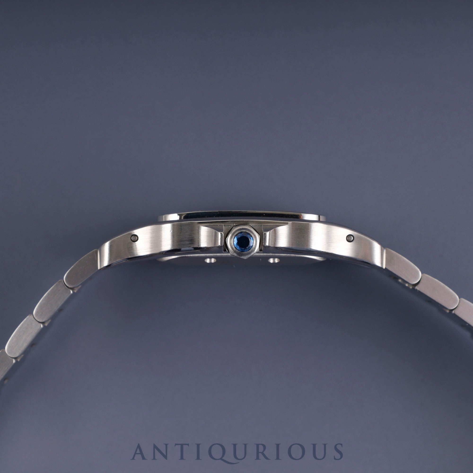 カルティエ サントス ガルベ LM 2319 自動巻き Cal.- SS SS シルバーギョーシェ文字盤 29×40mm 箱 冊子 オーバーホール済み