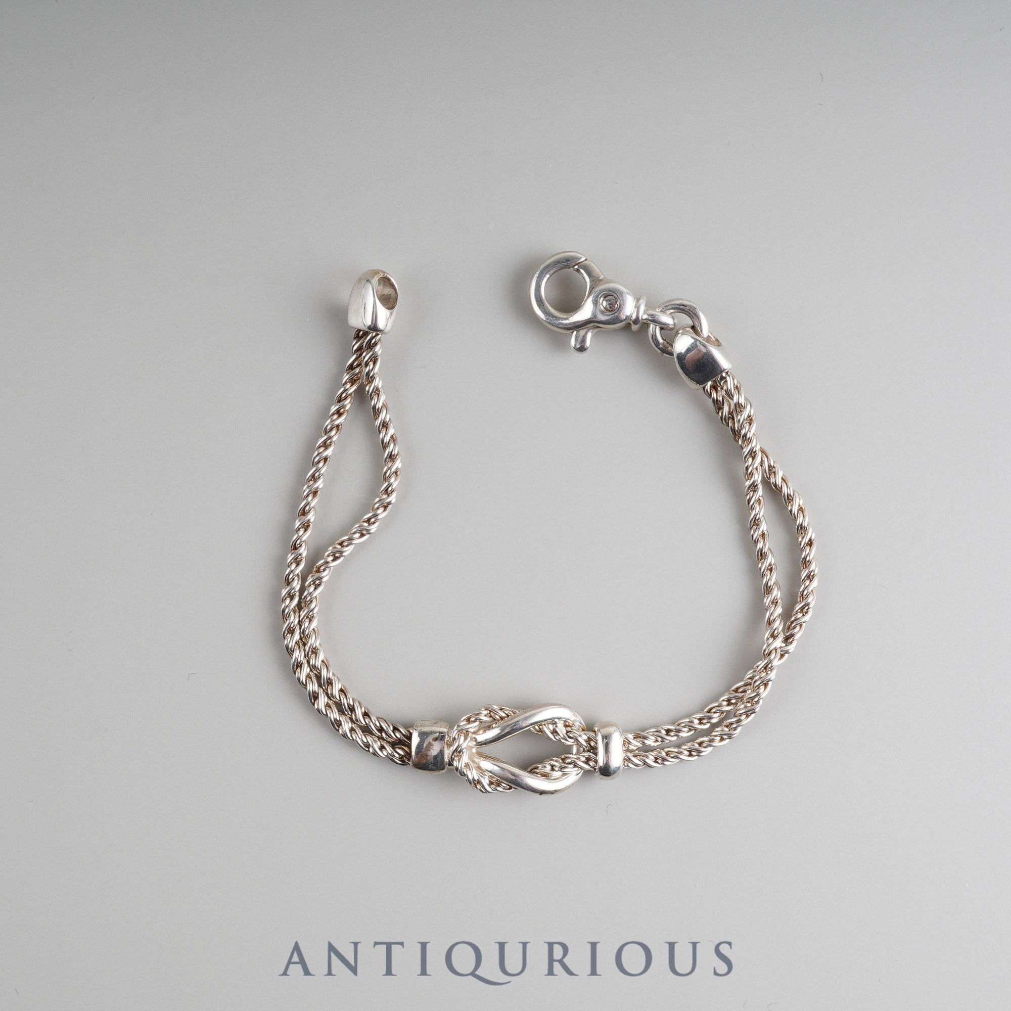 ティファニー ブレスレット ダブルロープ SV925