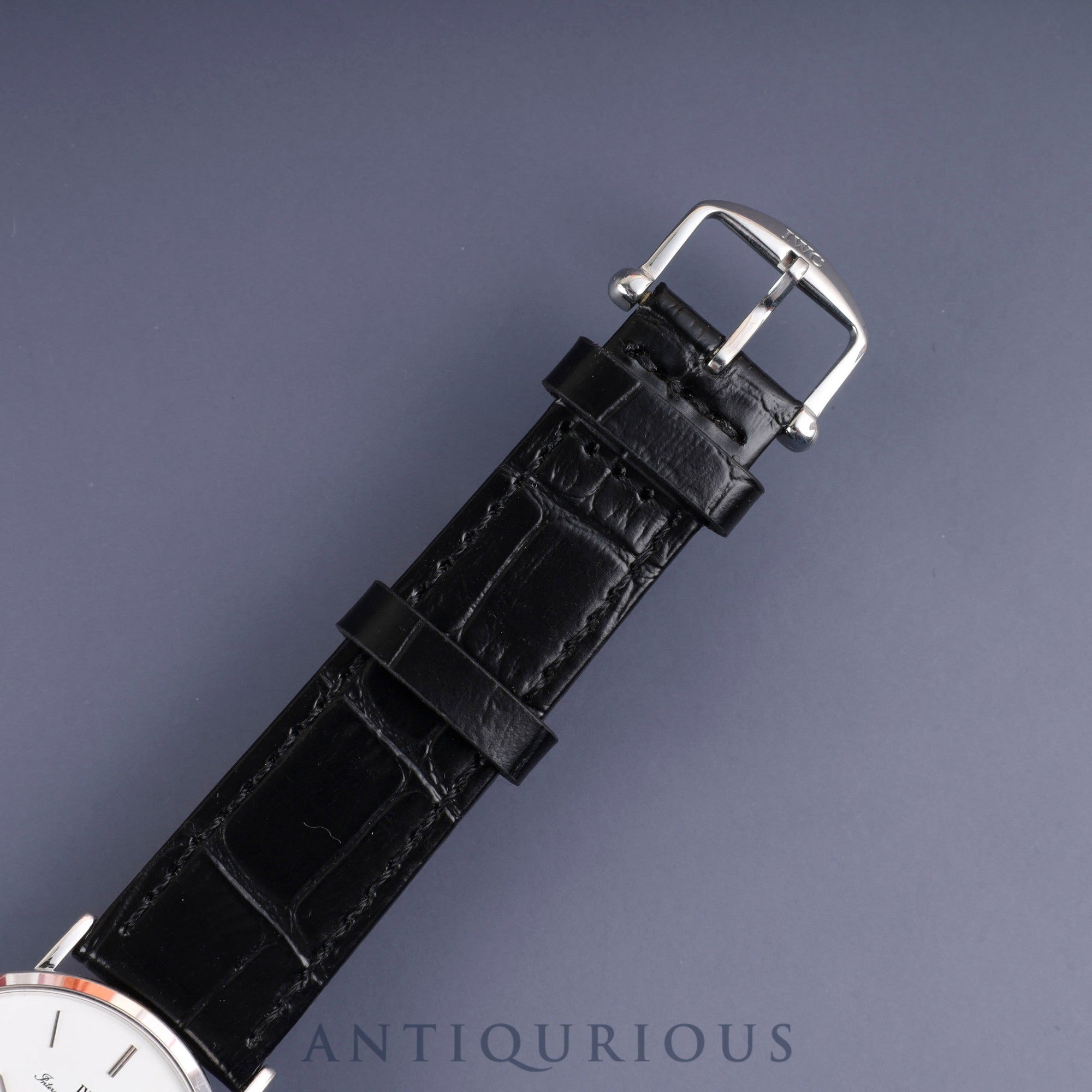 IWC Portofino IW201003, manual winding, Cal. 1852 750, leather, genuine buckle (SS), white dial, overhauled.