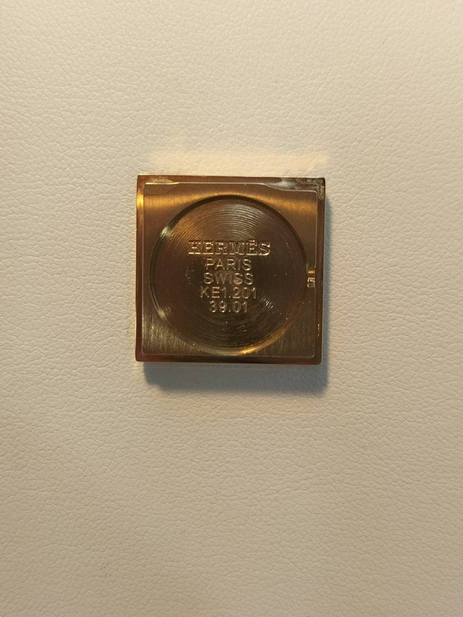 エルメス ケリーウォッチ KE1201470 クォーツ Cal.100.106 GP 純正革ベルト(◯Z刻印:1996年)純正尾錠(GP) シャンパン文字盤 箱 保証書(1997年) オーバーホール済み