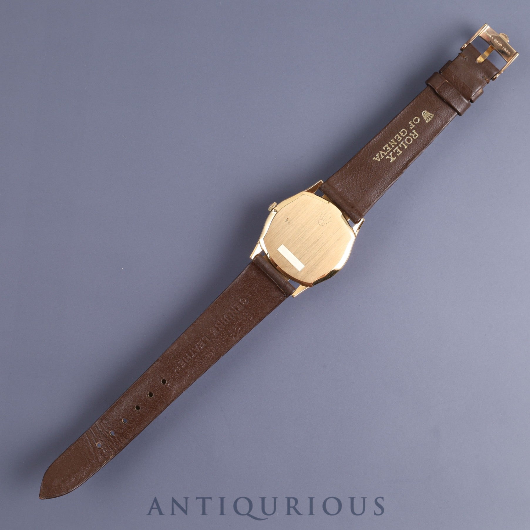 Rolex Cellini 3804 Manual winding Cal.1601 750 Genuine leather strap Genuine buckle (GP) Champagne dial No. 43 1975 Overhauled