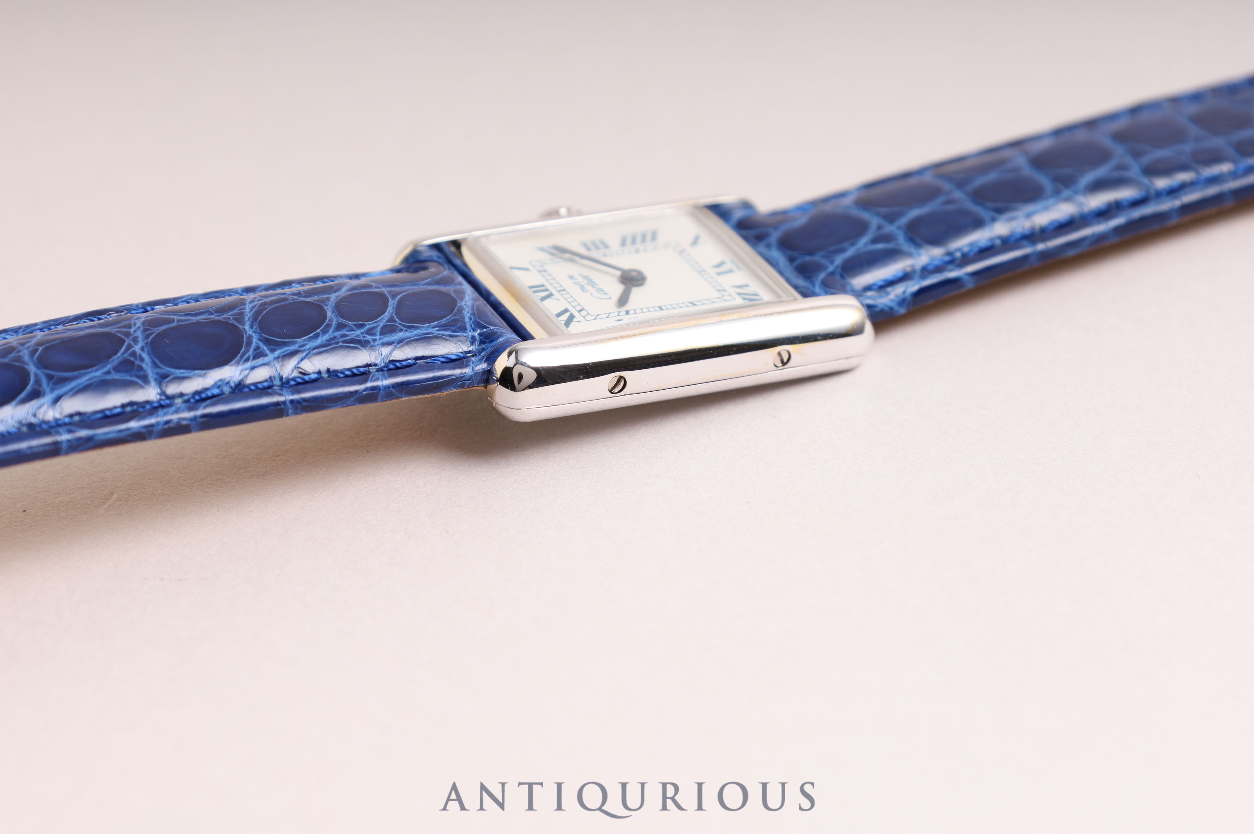 Cartier Must Tank SM QZ White Roman Dial