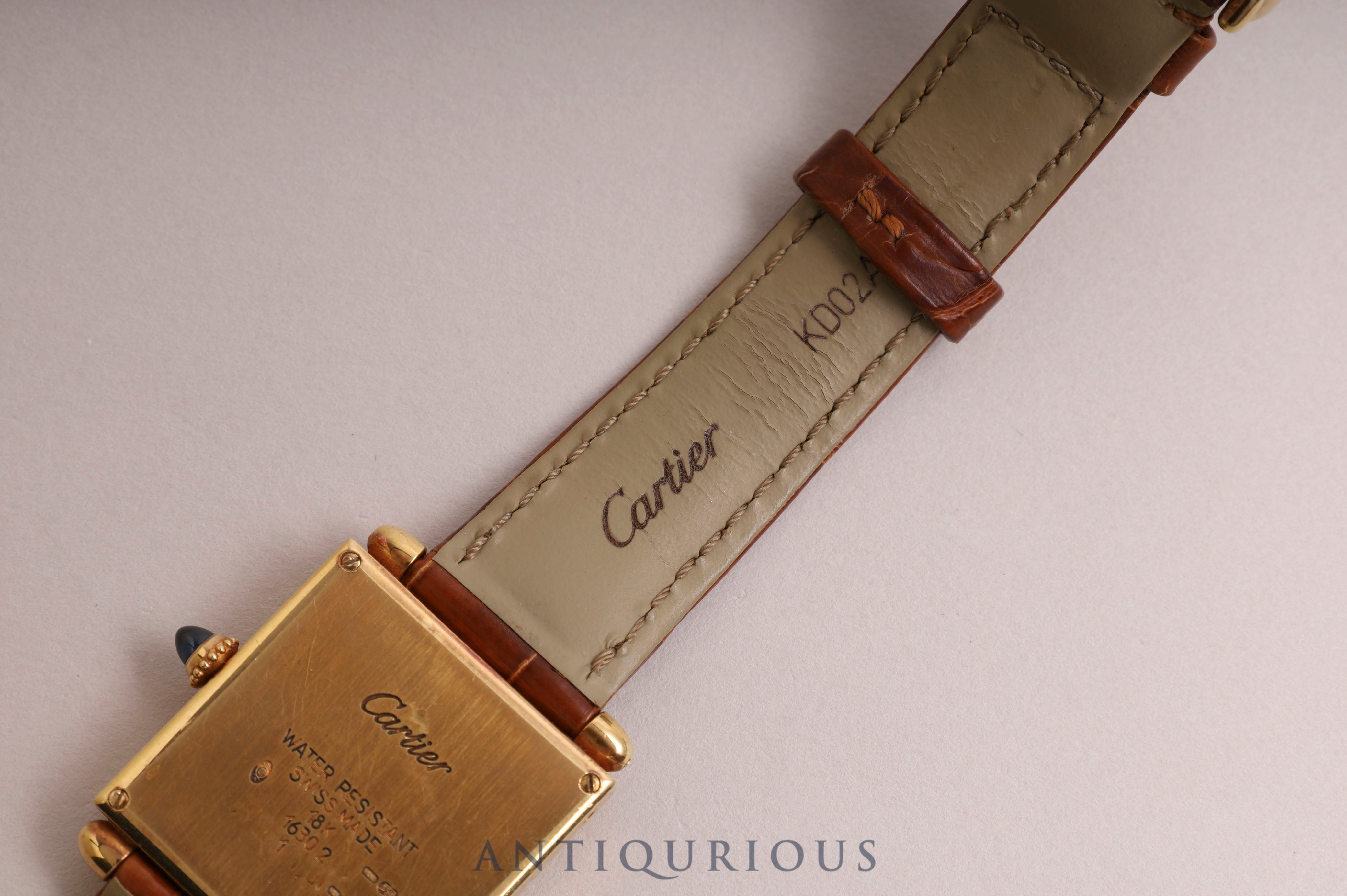 Cartier Tank Obu LM QZ W1512256