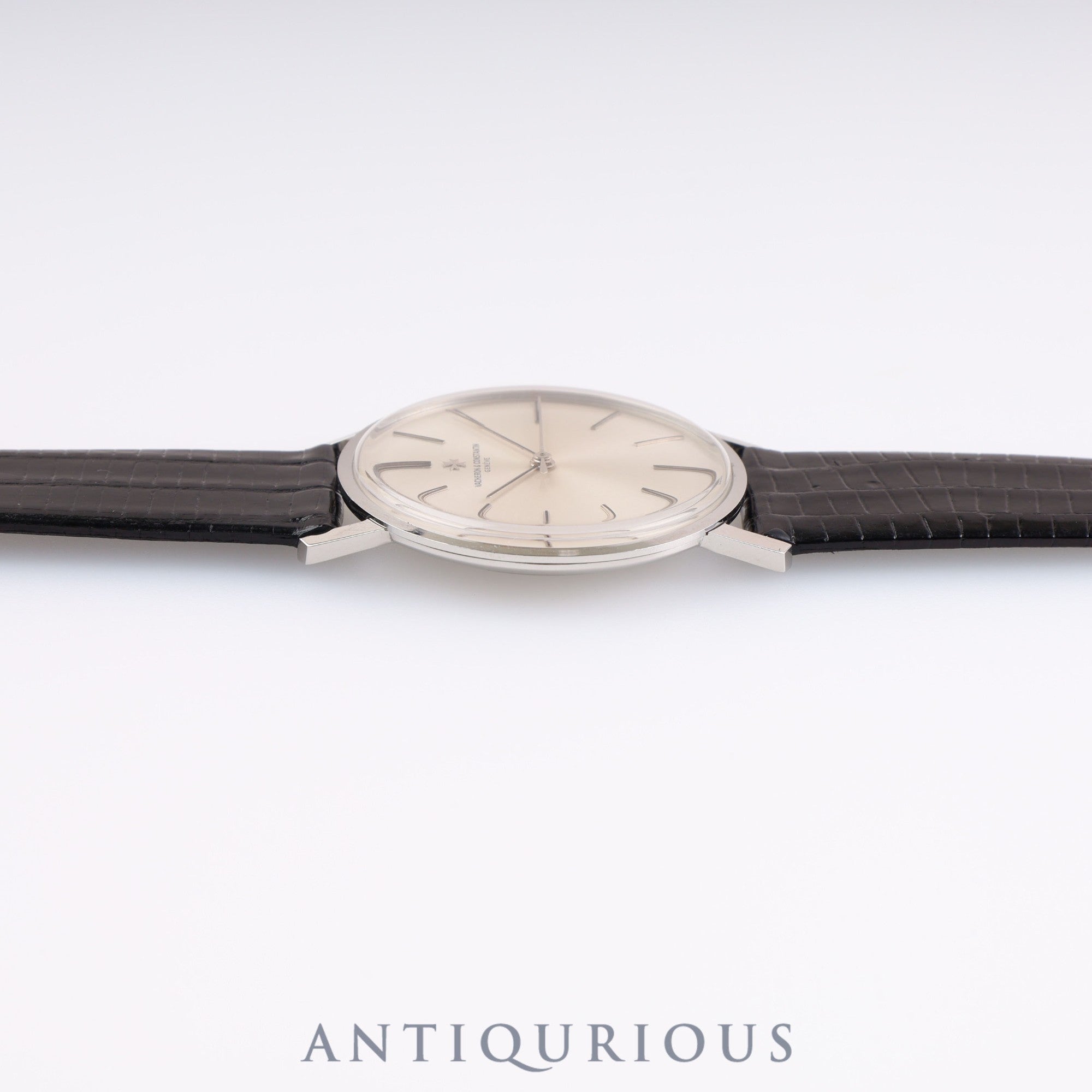 Vacheron Constantin Round 6563 Manual Winding Cal.K1002/2 SS Leather Silver Dial 35.0mm