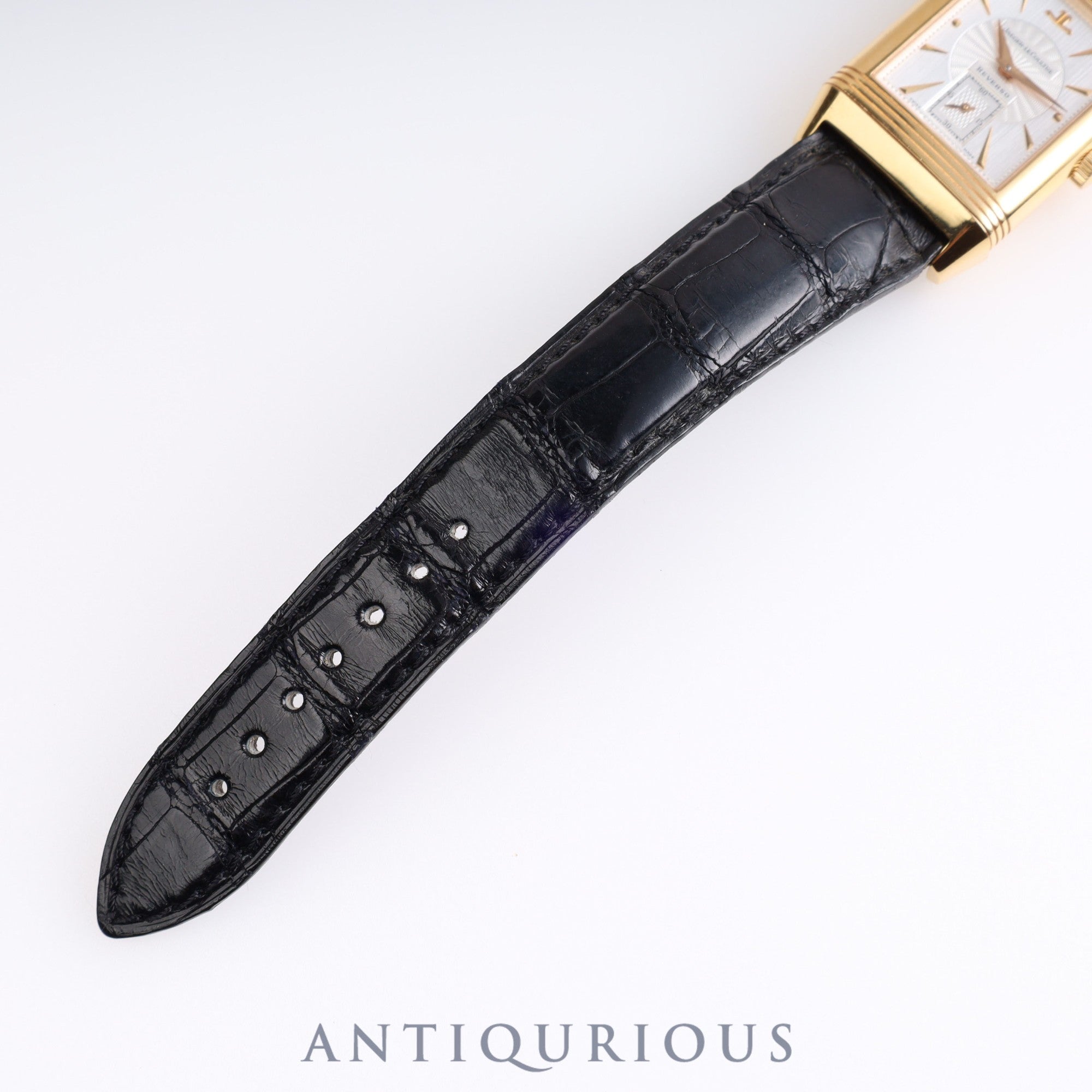 Jaeger-LeCoultre Big Reverso Art Deco 270.2.62 Manual winding Cal.822AD PG Genuine leather strap Genuine buckle (750) Silver / Skeleton dial Box