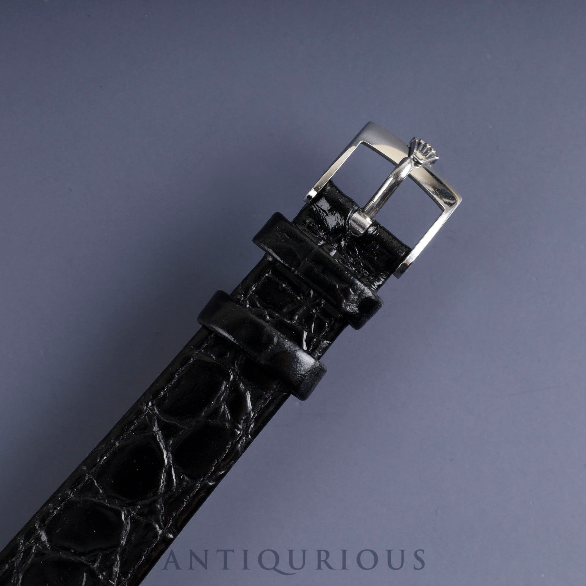 Rolex Cellini 4112 Manual winding Cal.1600 750 Leather Genuine buckle (SS) Silver dial No.4 (1974) Overhauled