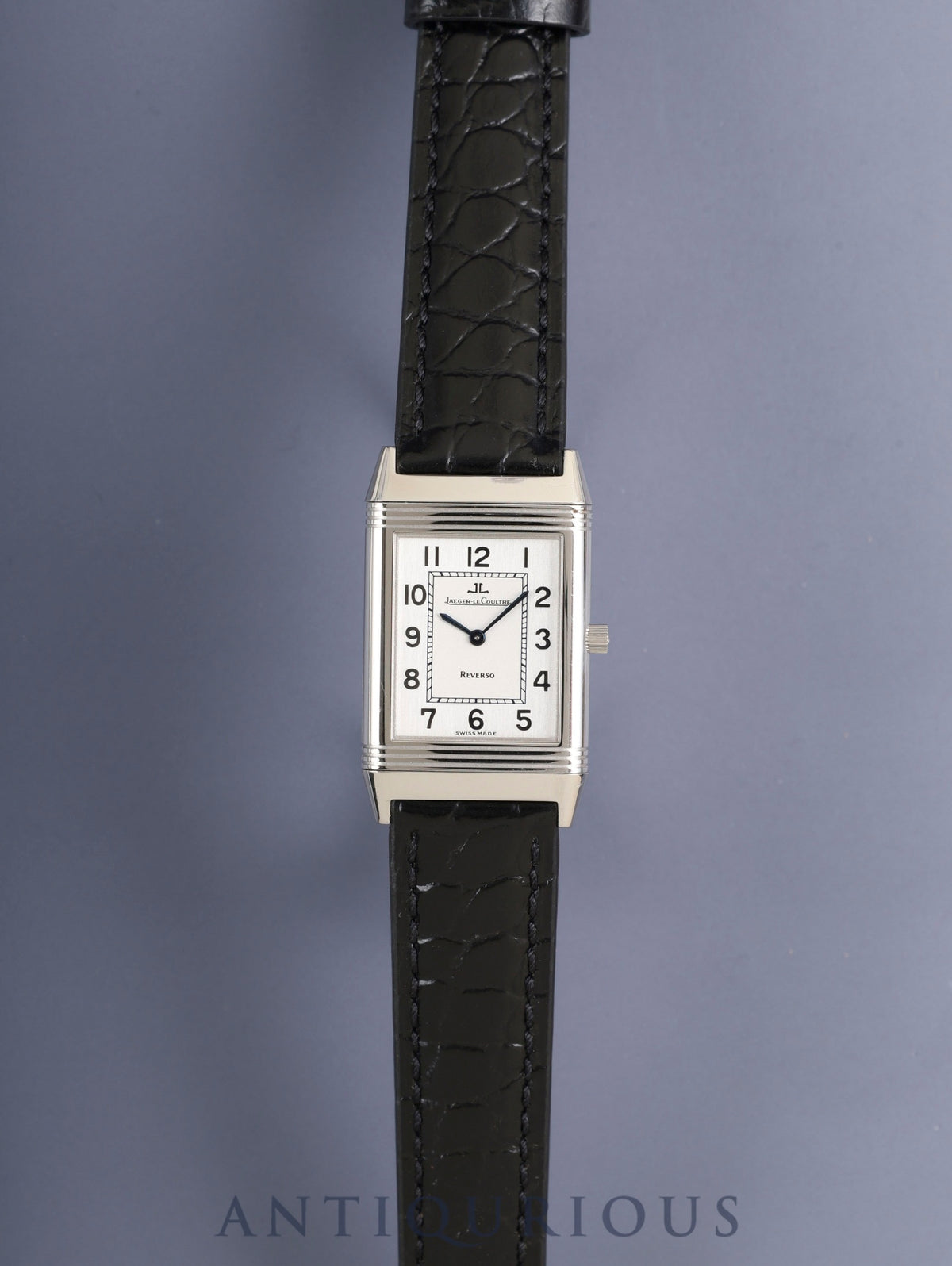 ジャガー・ルクルト レベルソ クラシック 250.8.86 手巻き Cal.846/1 SS 革 純正ピンバックル(SS)シルバーアラビア文字盤 オーバーホール済み