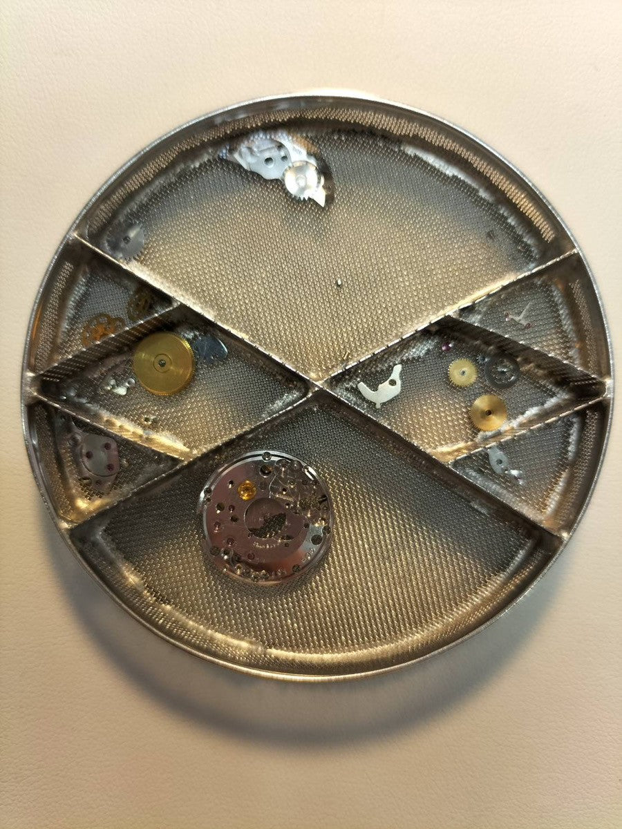 カルティエ マストタンク LM 手巻き SV925 革 純正尾錠(GP)アイボリーローマン文字盤 オーバーホール済み