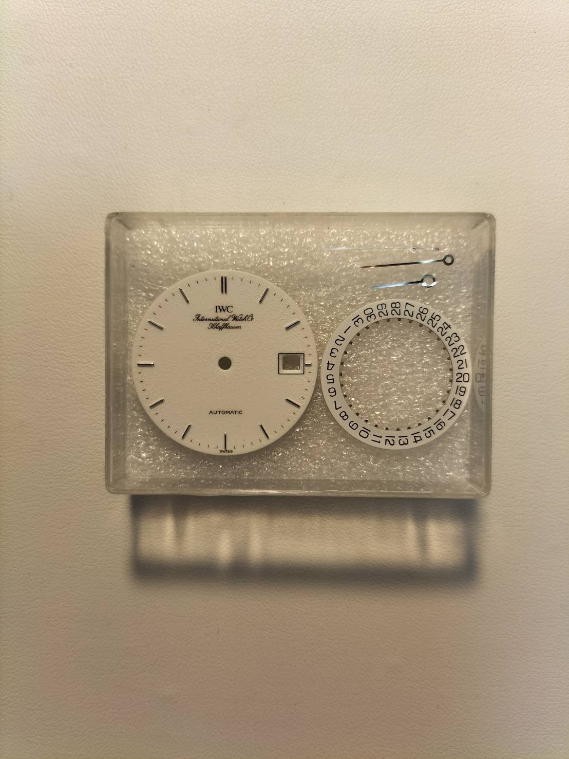 IWC Portofino IW351318 Automatic Cal.37521 SS Leather Genuine Buckle (SS) White Dial Overhauled