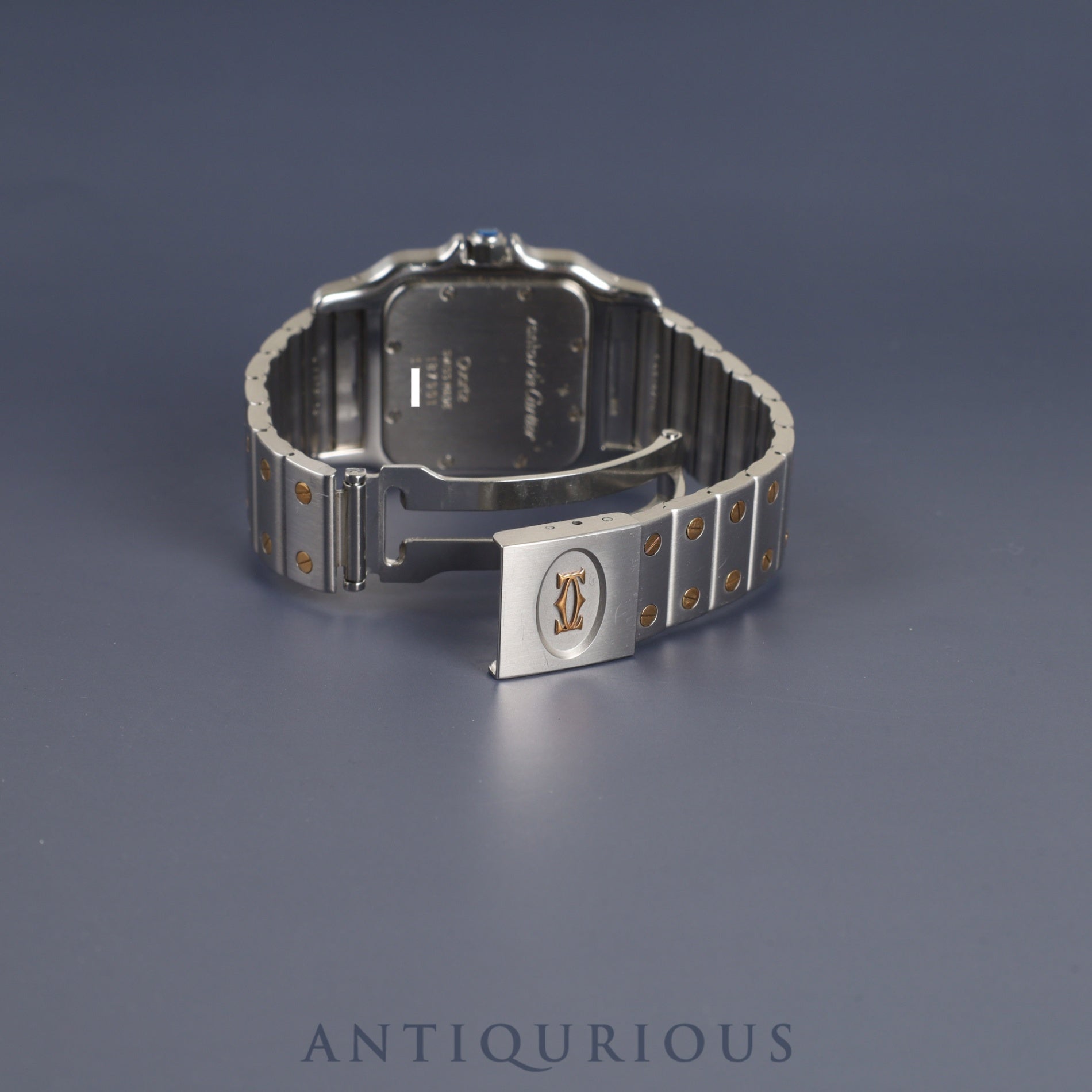 カルティエ サントス ガルベ LM 20011C4 / 187901 クォーツ Cal.687 SS/YG SS/YG ホワイトローマン文字盤 オーバーホール済み