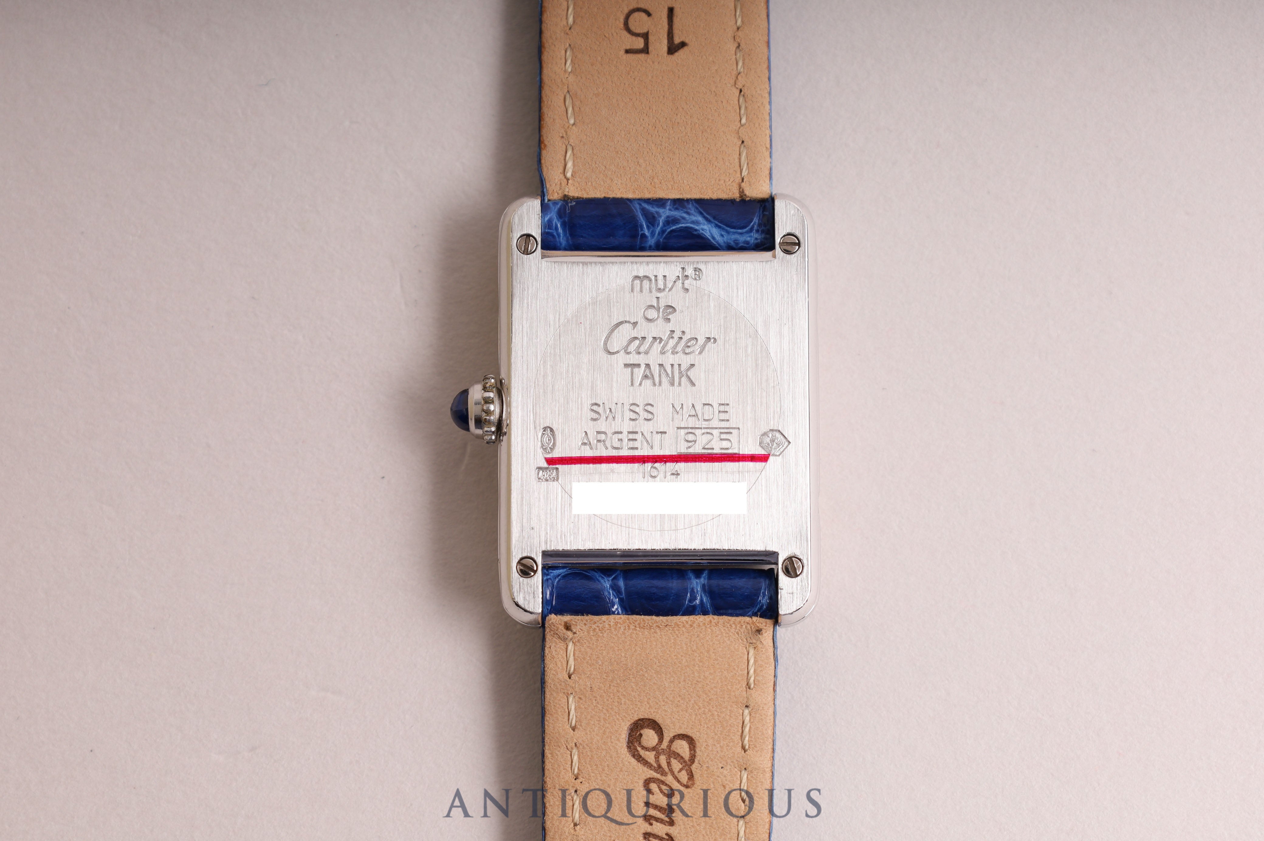 Cartier Must Tank SM QZ White Roman Dial