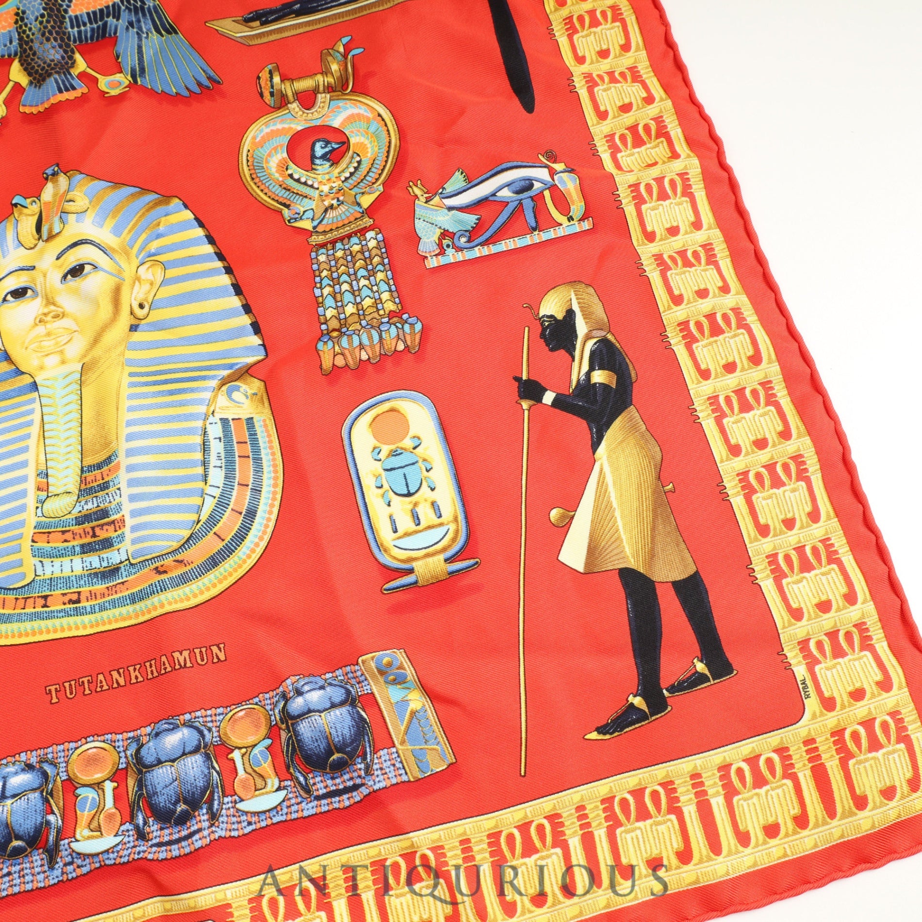 エルメス スカーフ カレ45 TUTANKHAMUN ツタンカーメン