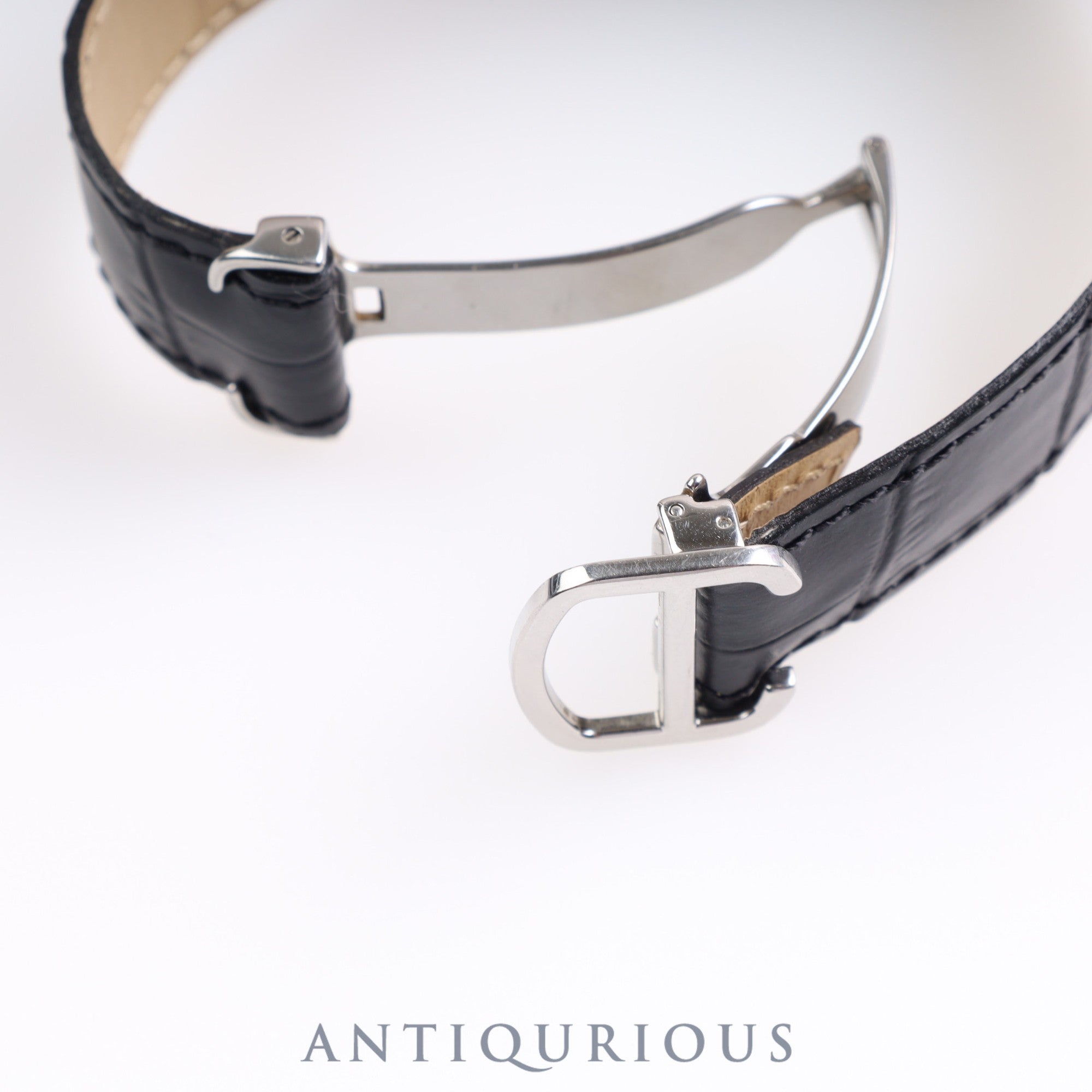 カルティエ タンクソロ LM クォーツ W5200014/3169 SS 革 純正Dバックル シルバー文字盤