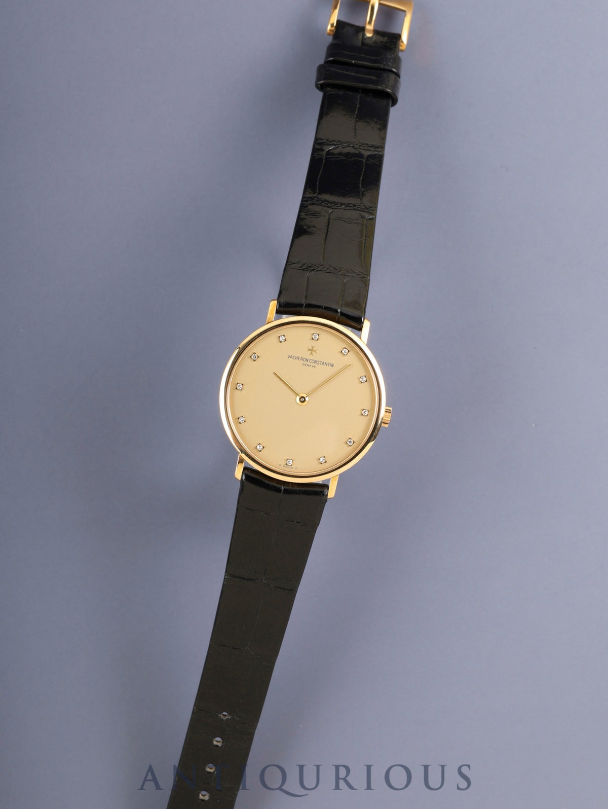 Vacheron Constantin Essential 31039 Manual Winding Cal.1132.2 750YG Original Leather Strap Original Pin Buckle (750YG) Champagne Dial (Diamond / Sigma Dial) Box Case Overhauled