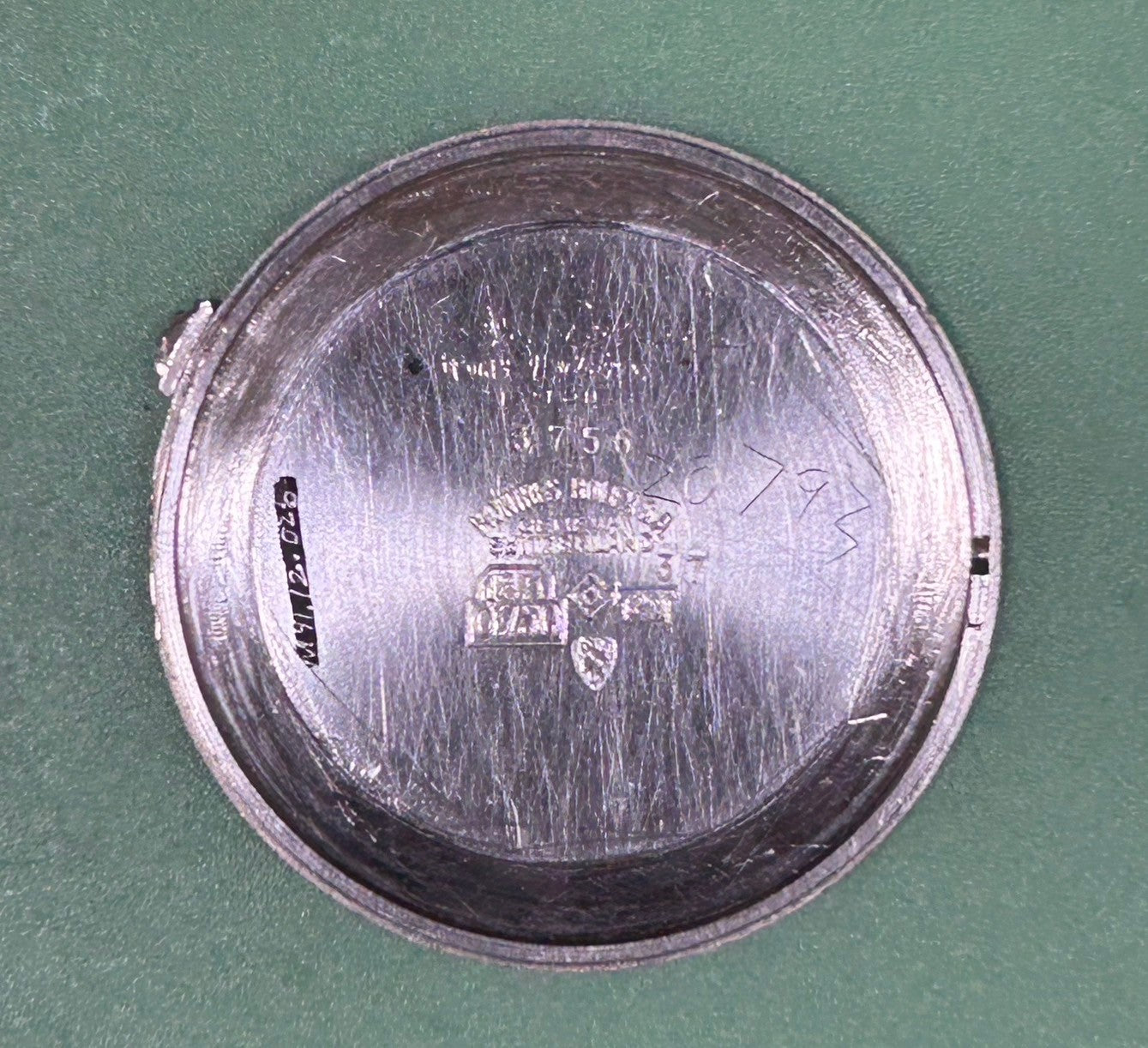 Rolex Cellini 3756 Manual winding Cal.1600 750 Leather Genuine buckle (GP) Silver dial 18th series (1965) Overhauled